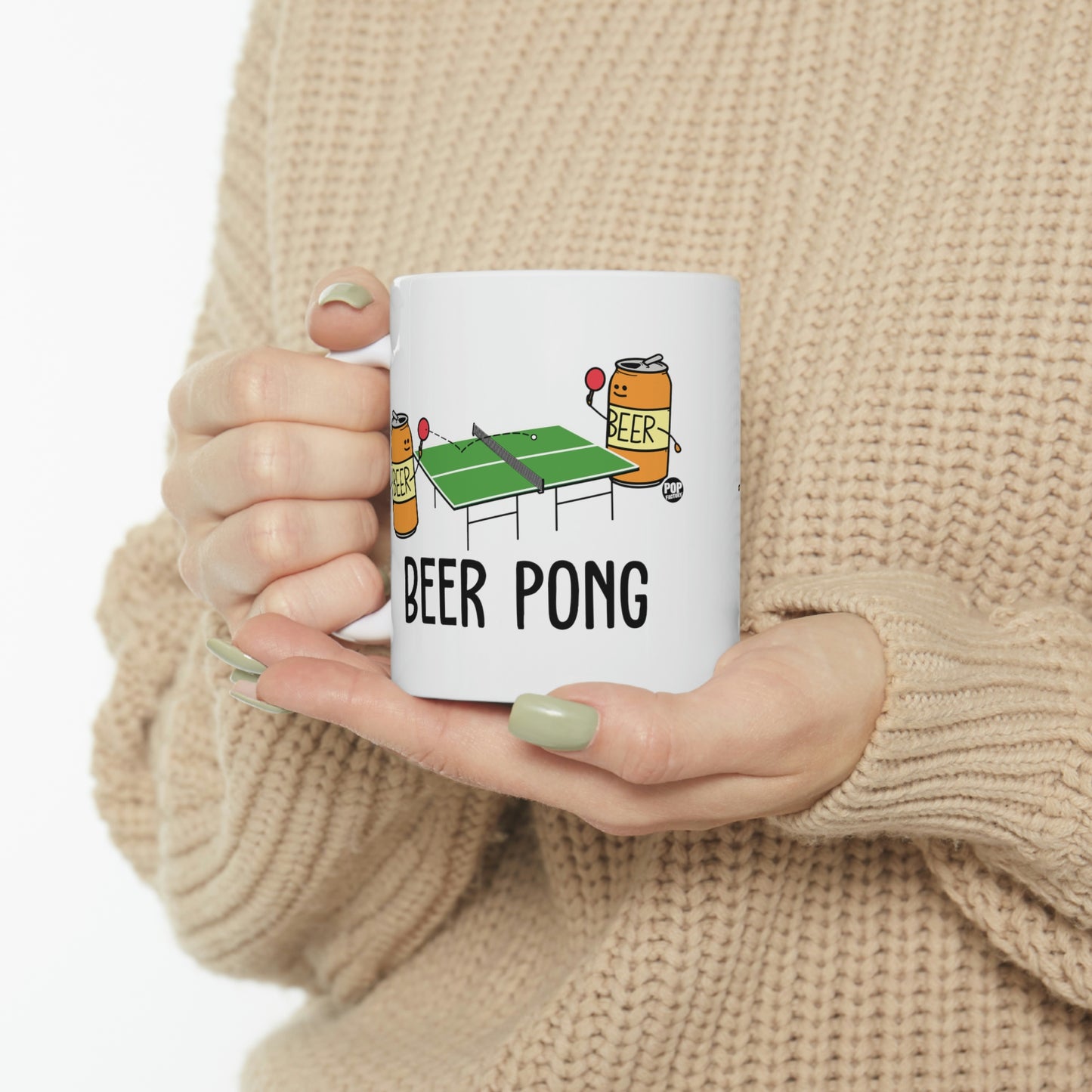 BEER PONG COFFEE MUG