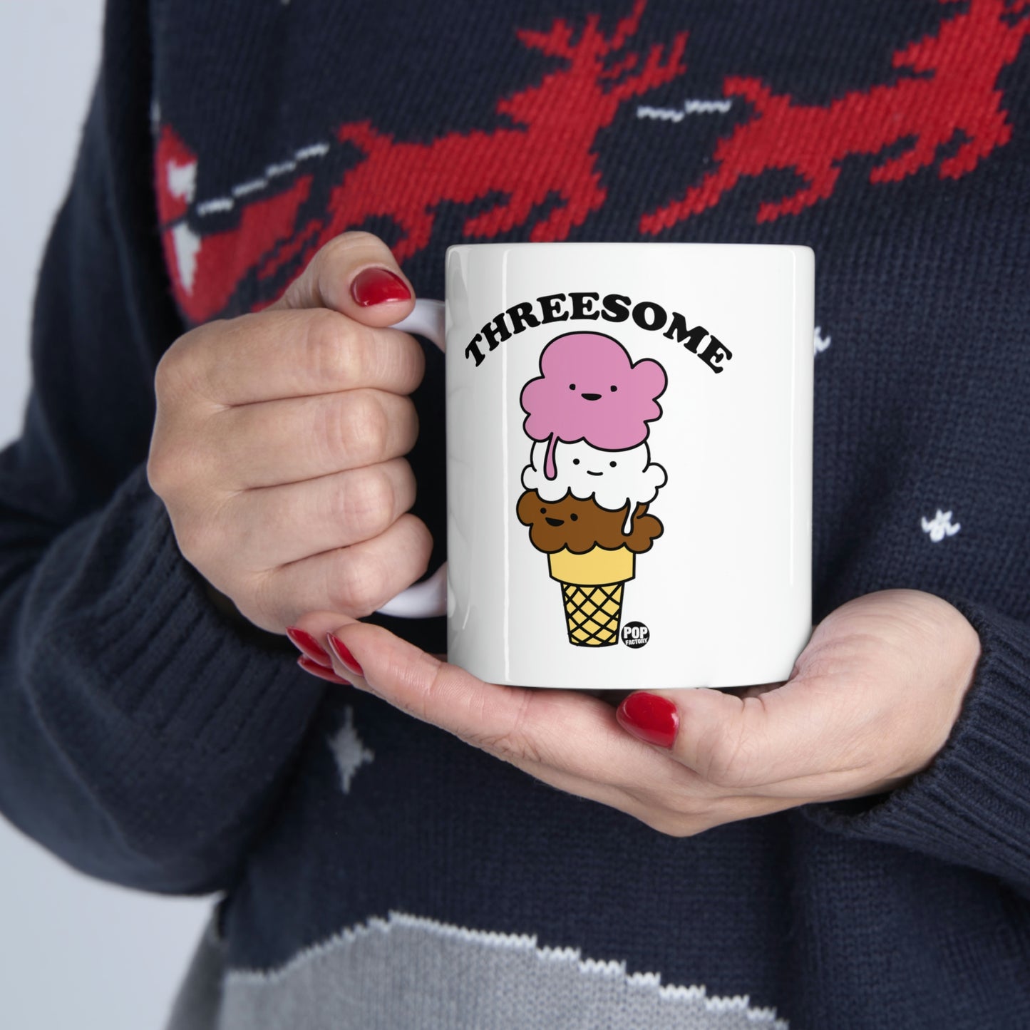 Threesome Icecream Mug