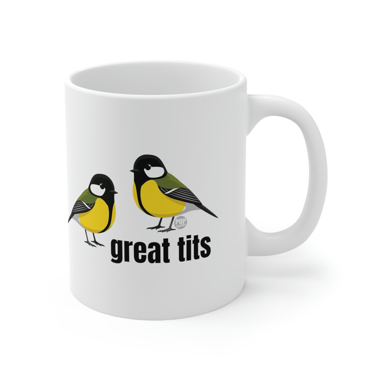 GREAT TITS COFFEE MUG