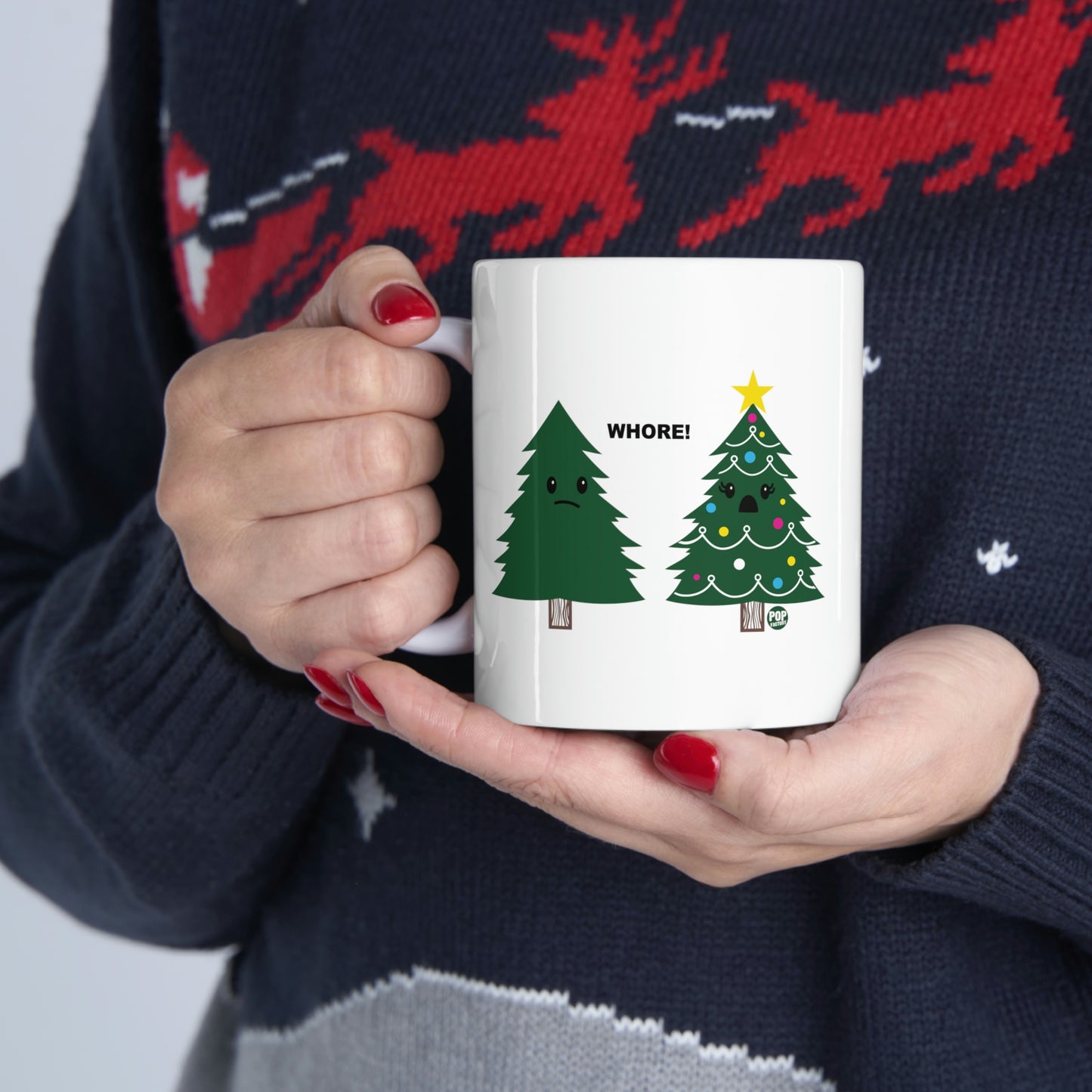 Xmas Tree Whore Mug