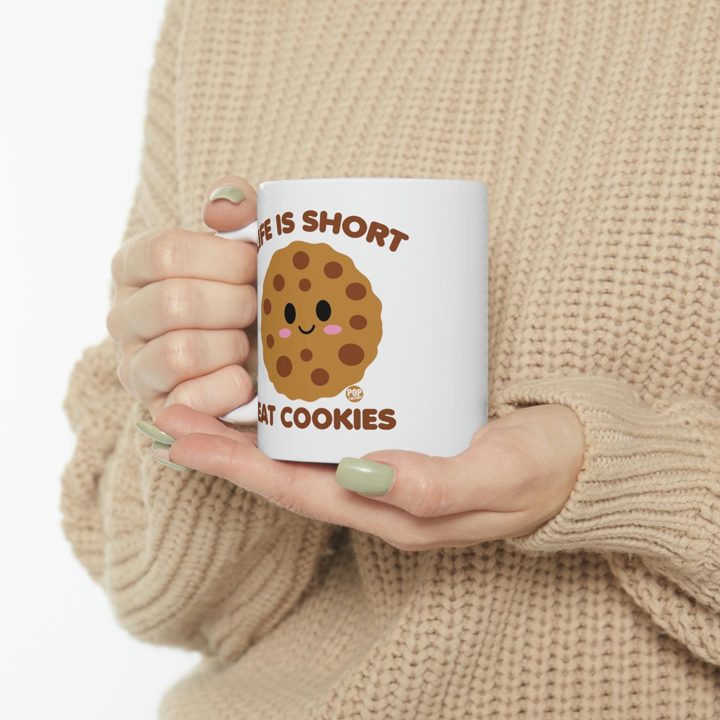 Life is Short, Eat Cookies Coffee Mug