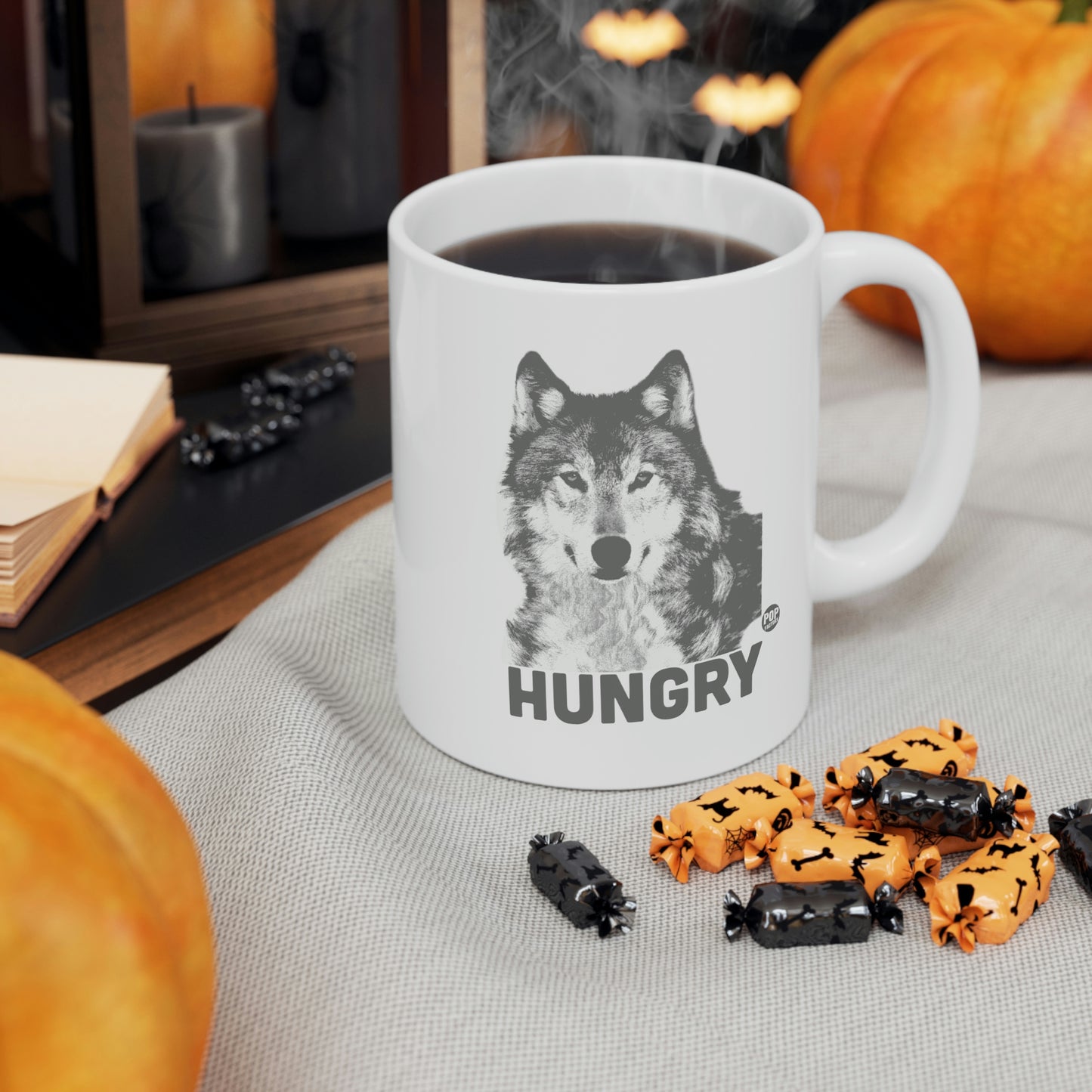 HUNGRY WOLF COFFEE MUG