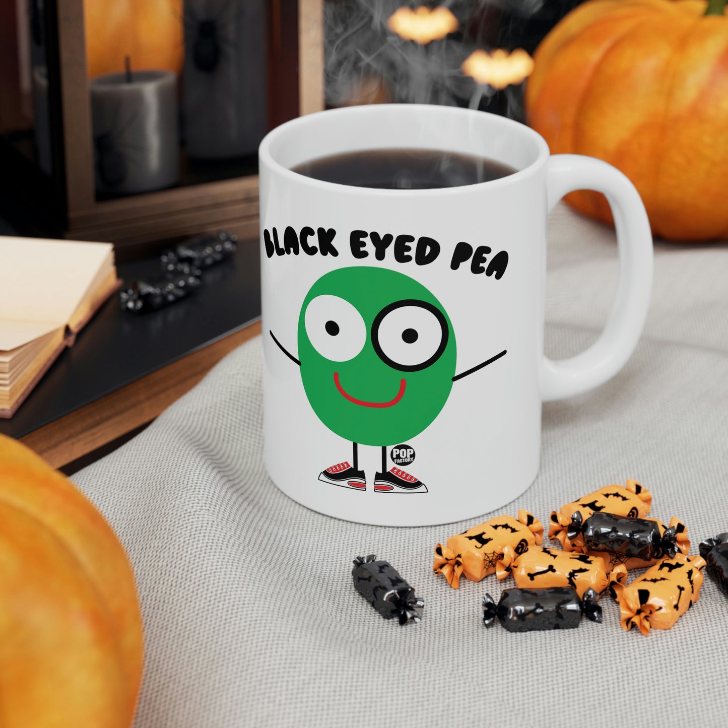 BLACK EYED PEA COFFEE MUG