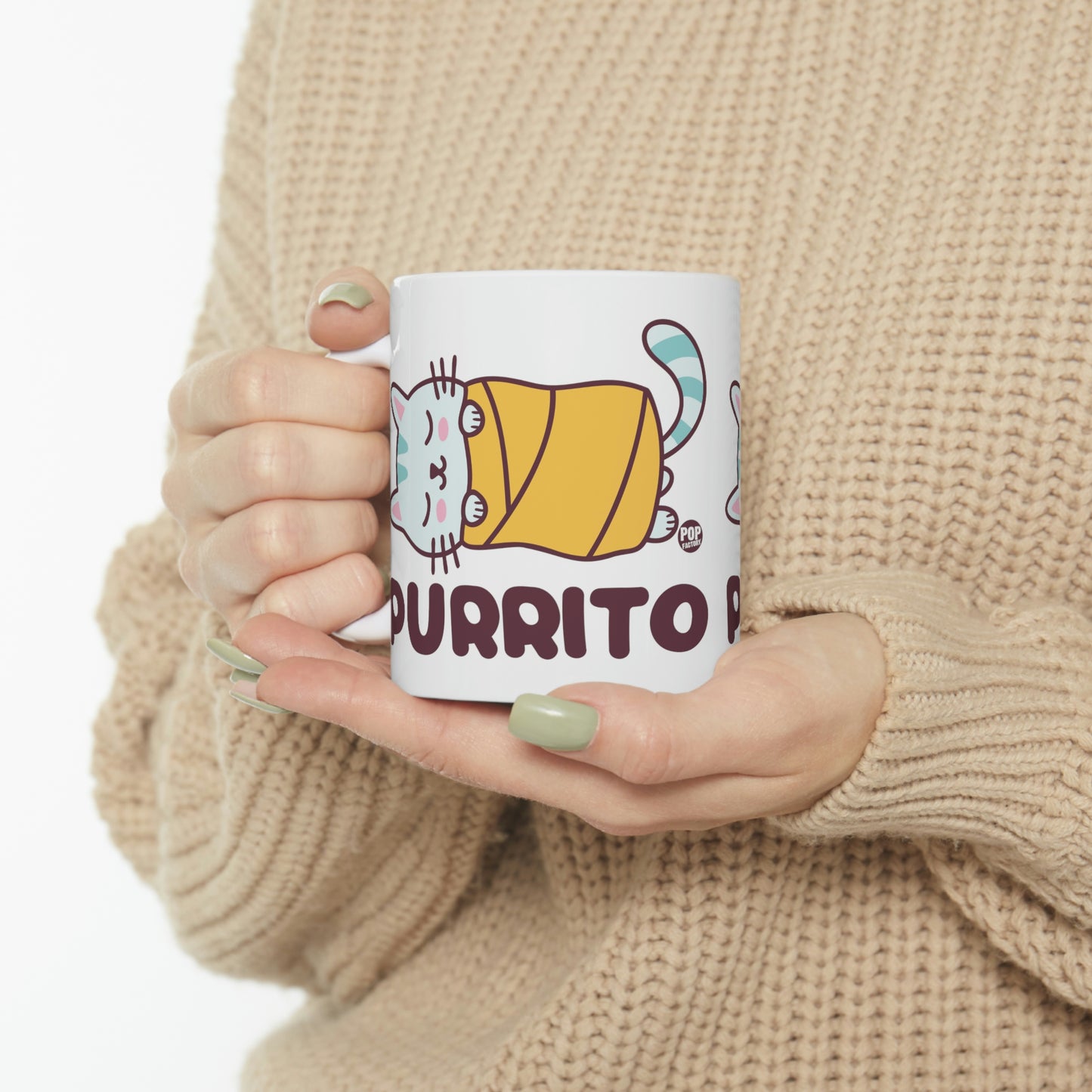 PURRITO CAT COFFEE MUG