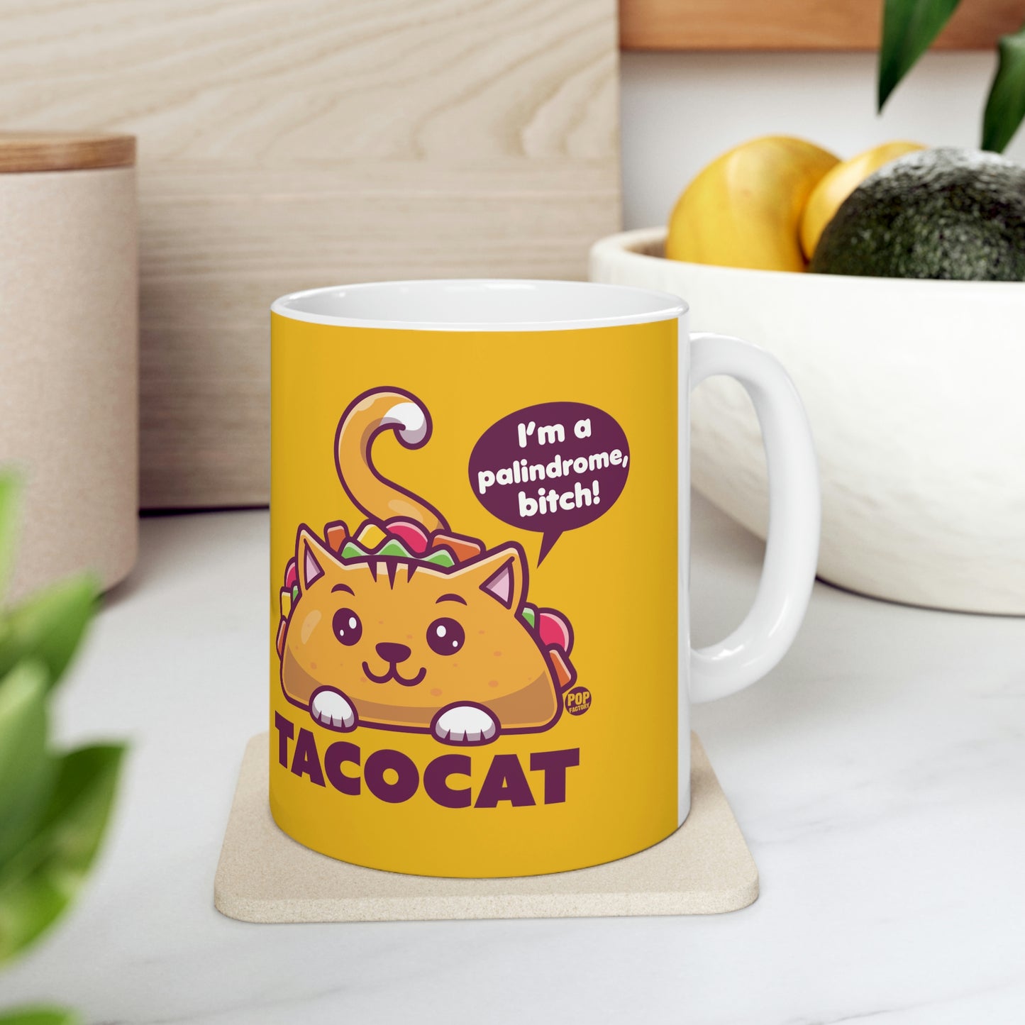 Tacocat Palindrome Mug