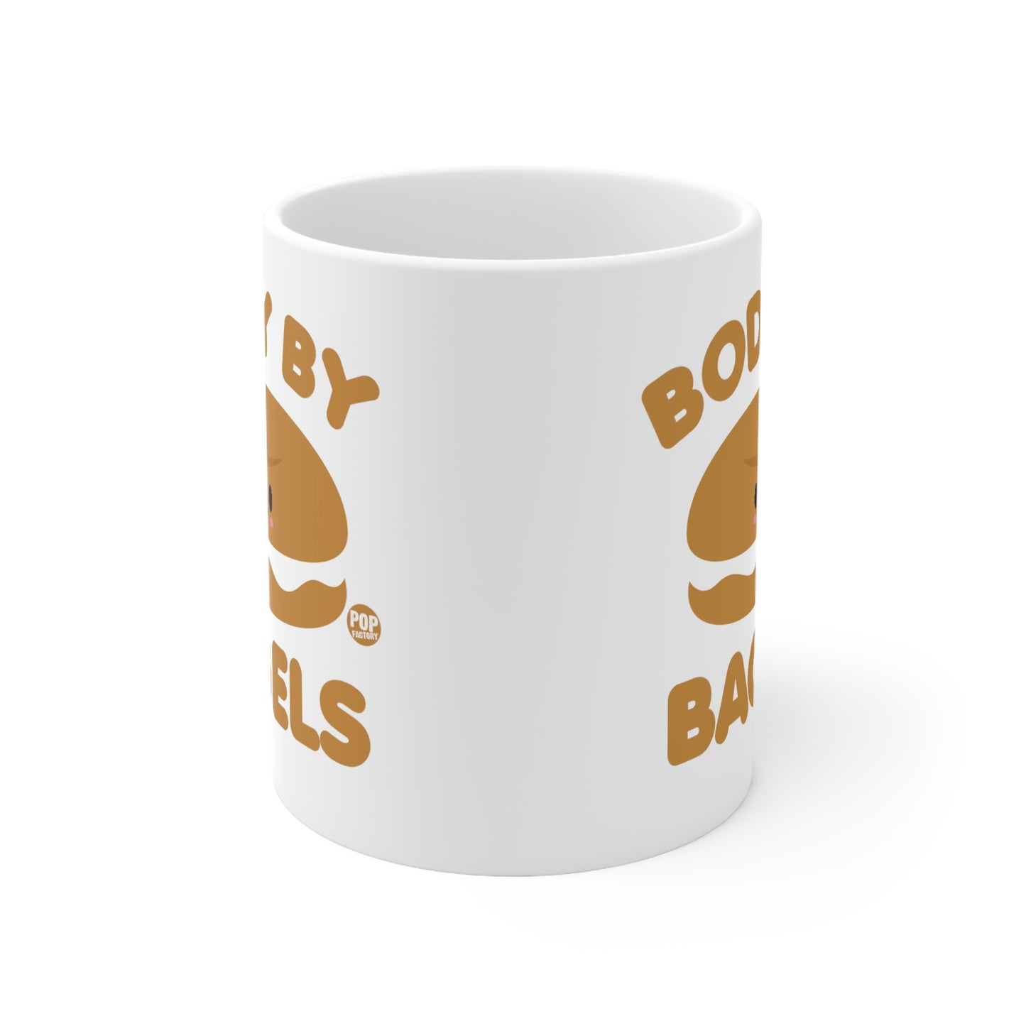 BODY BY BAGELS COFFEE MUG