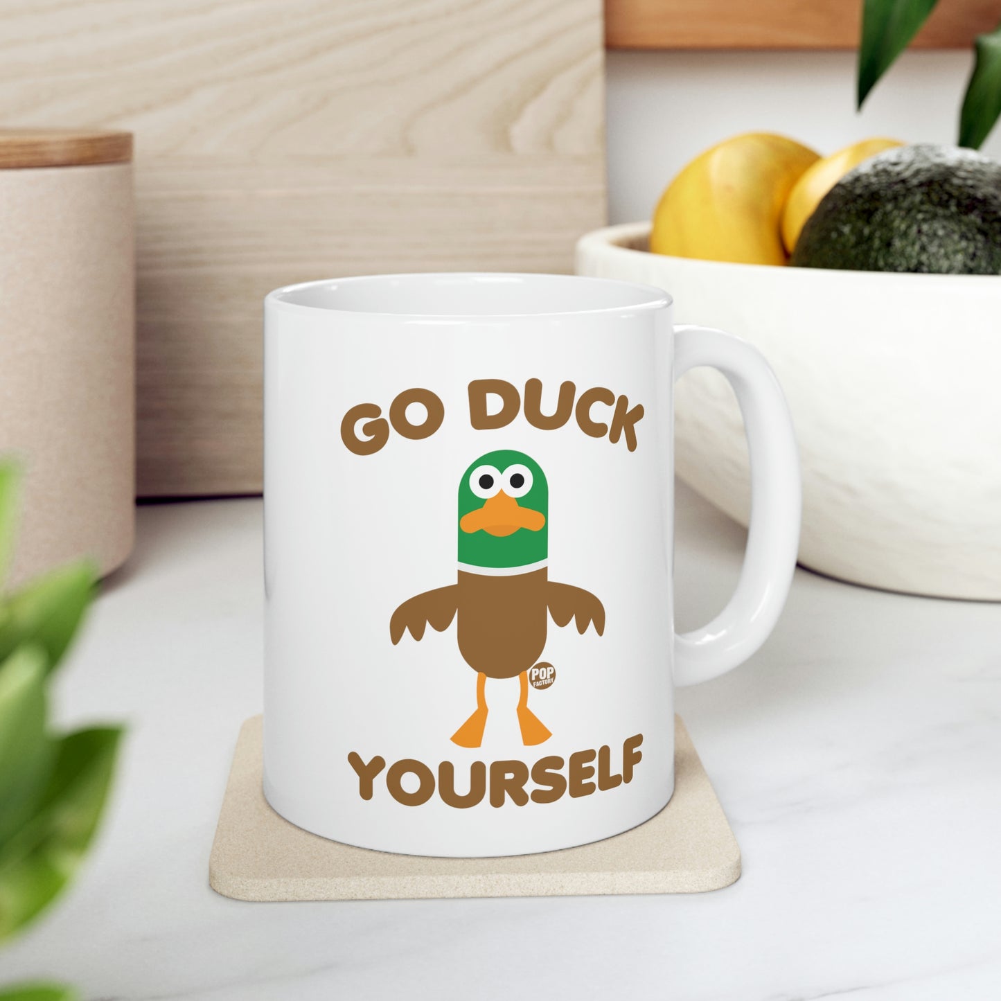 GO DUCK YOURSELF COFFEE MUG