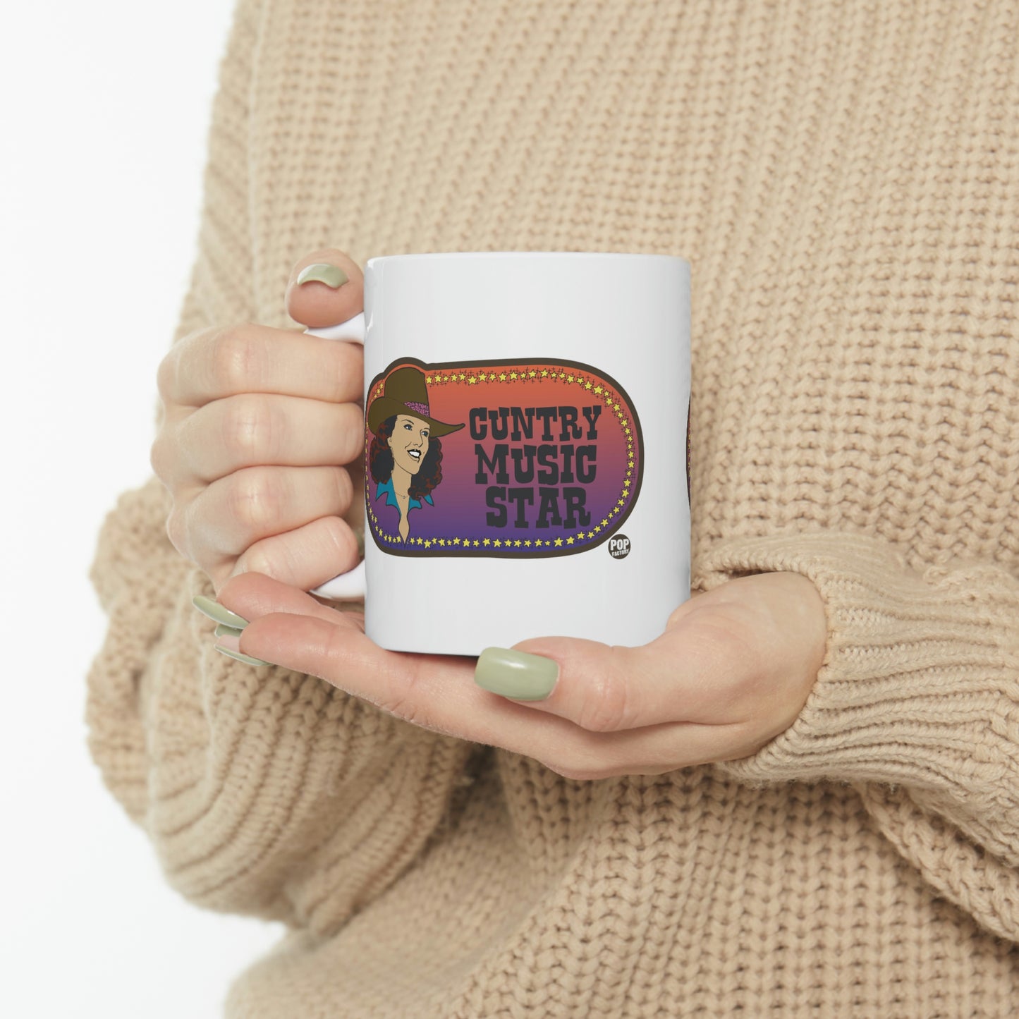 CUNTRY MUSIC STAR COFFEE MUG