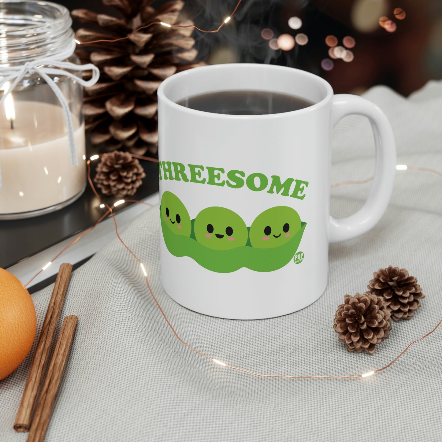 Threesome Peas Mug