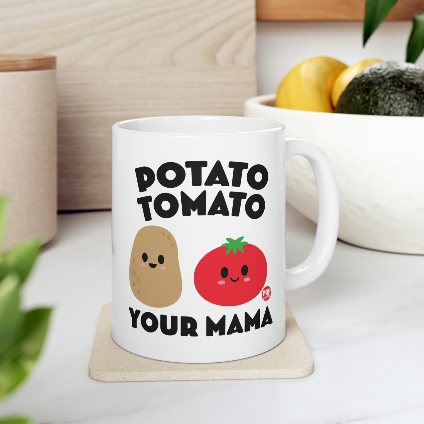 POTATO TOMATO COFFEE MUG