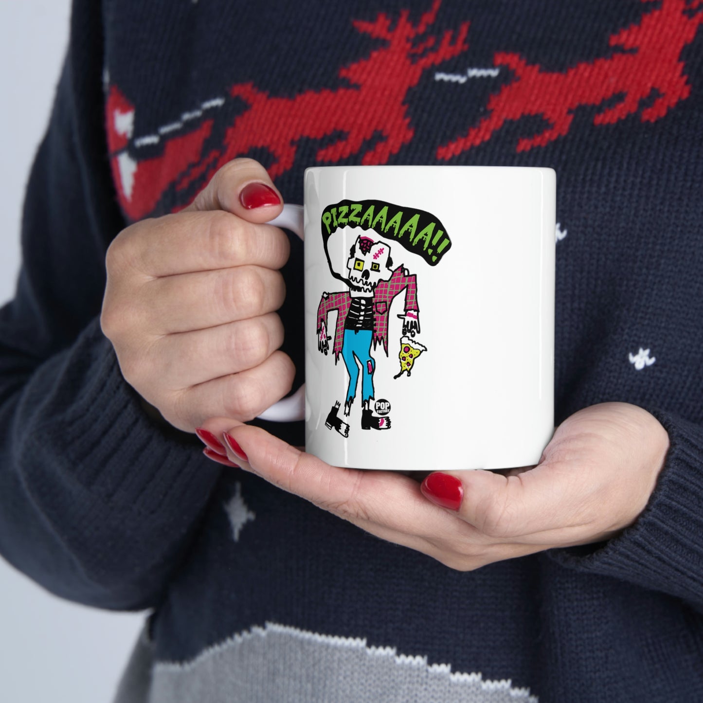 PIZZZZZA ZOMBIE COFFEE MUG