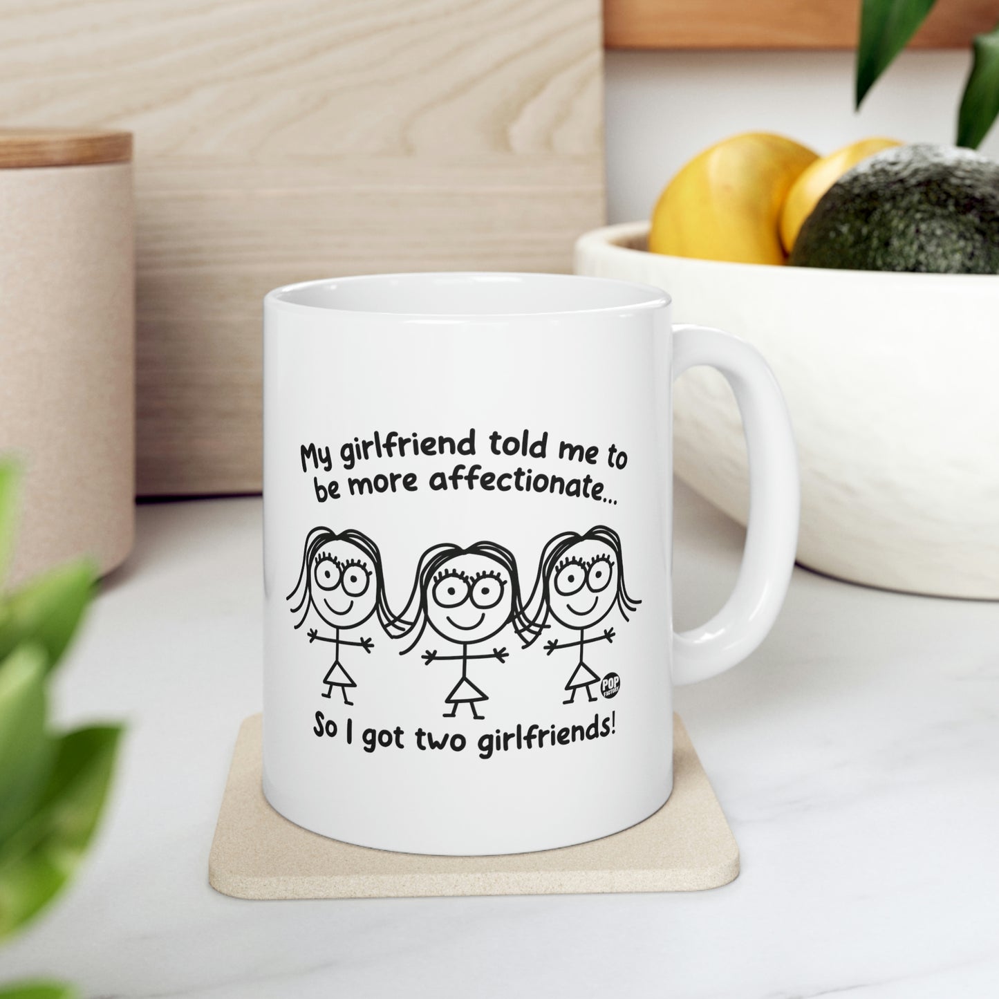 Two Girlfriends Girl Mug