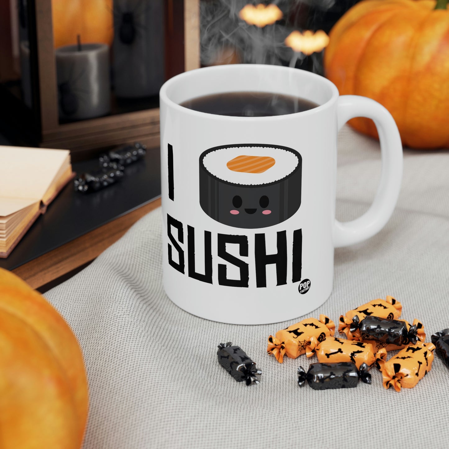 I LOVE SUSHI COFFEE MUG