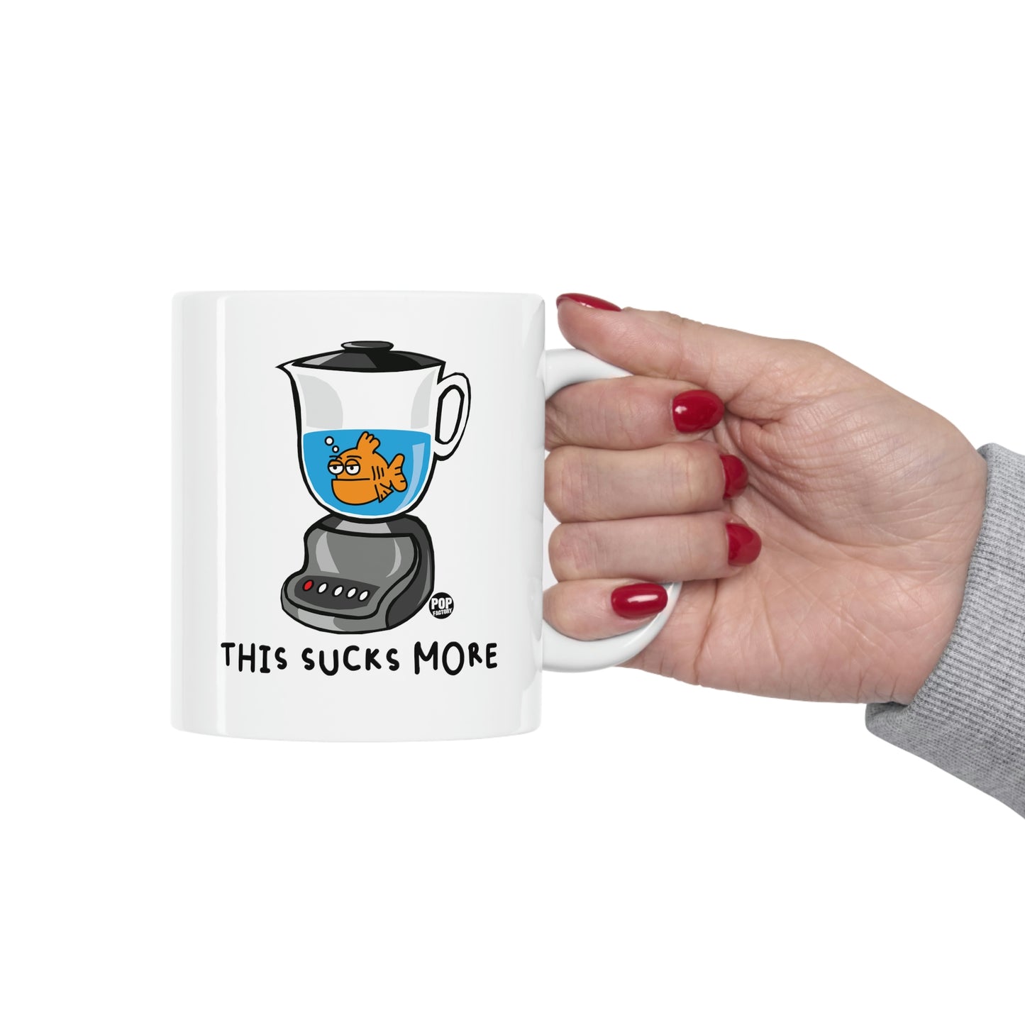 This Sucks More Goldfish Mug