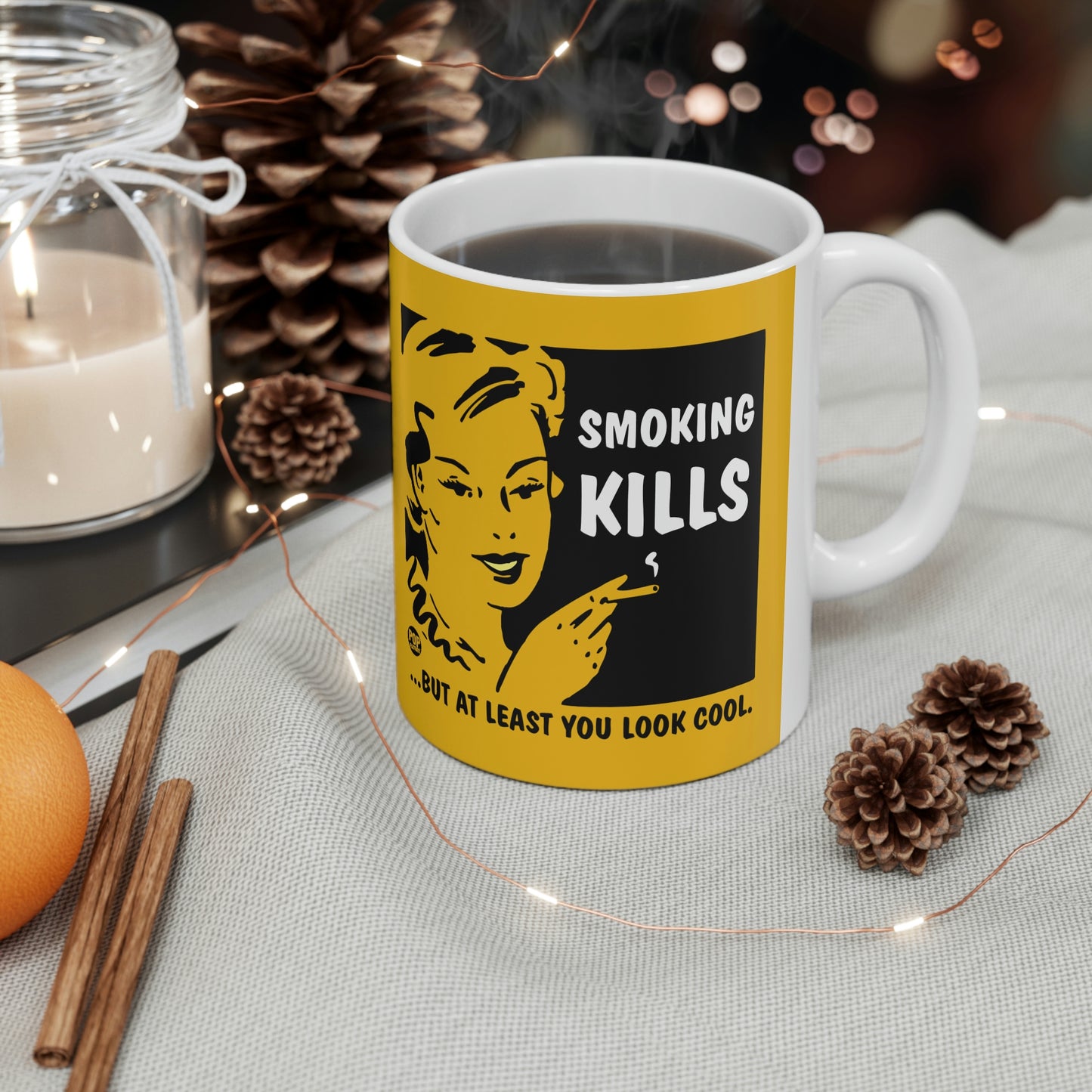 Smoking Kills Look Cool Mug