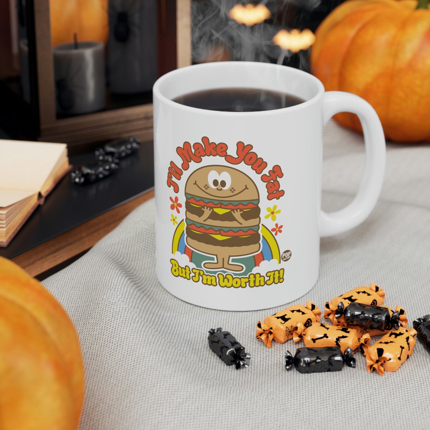 FUNSHINE-I'LL MAKE YOU FAT BURGER COFFEE MUG