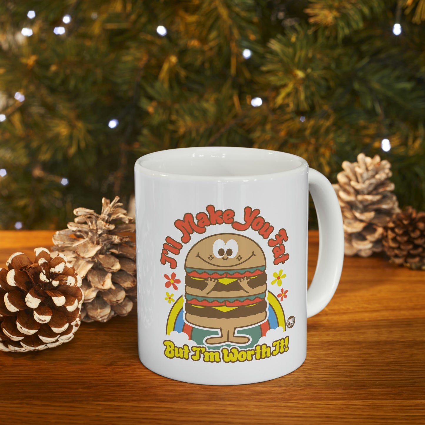 FUNSHINE-I'LL MAKE YOU FAT BURGER COFFEE MUG