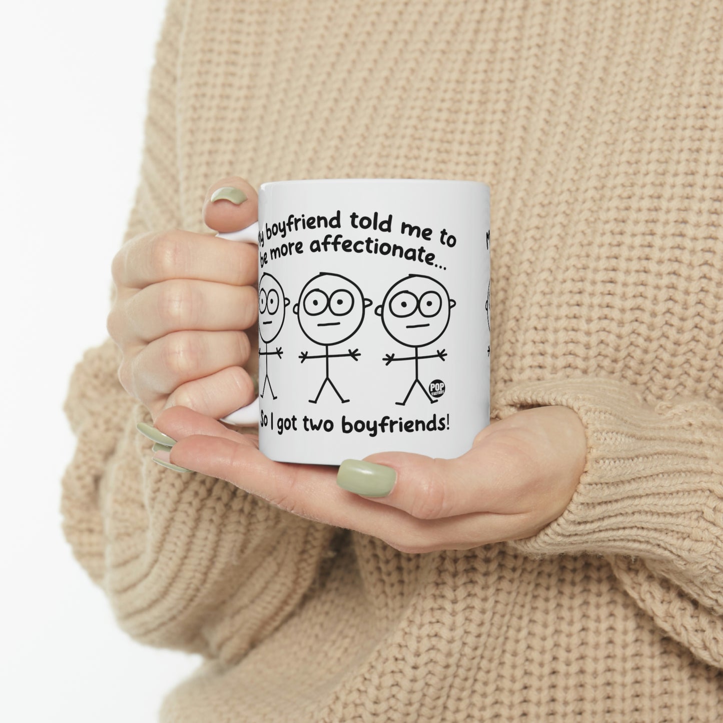 Two Boyfriends Boy Mug