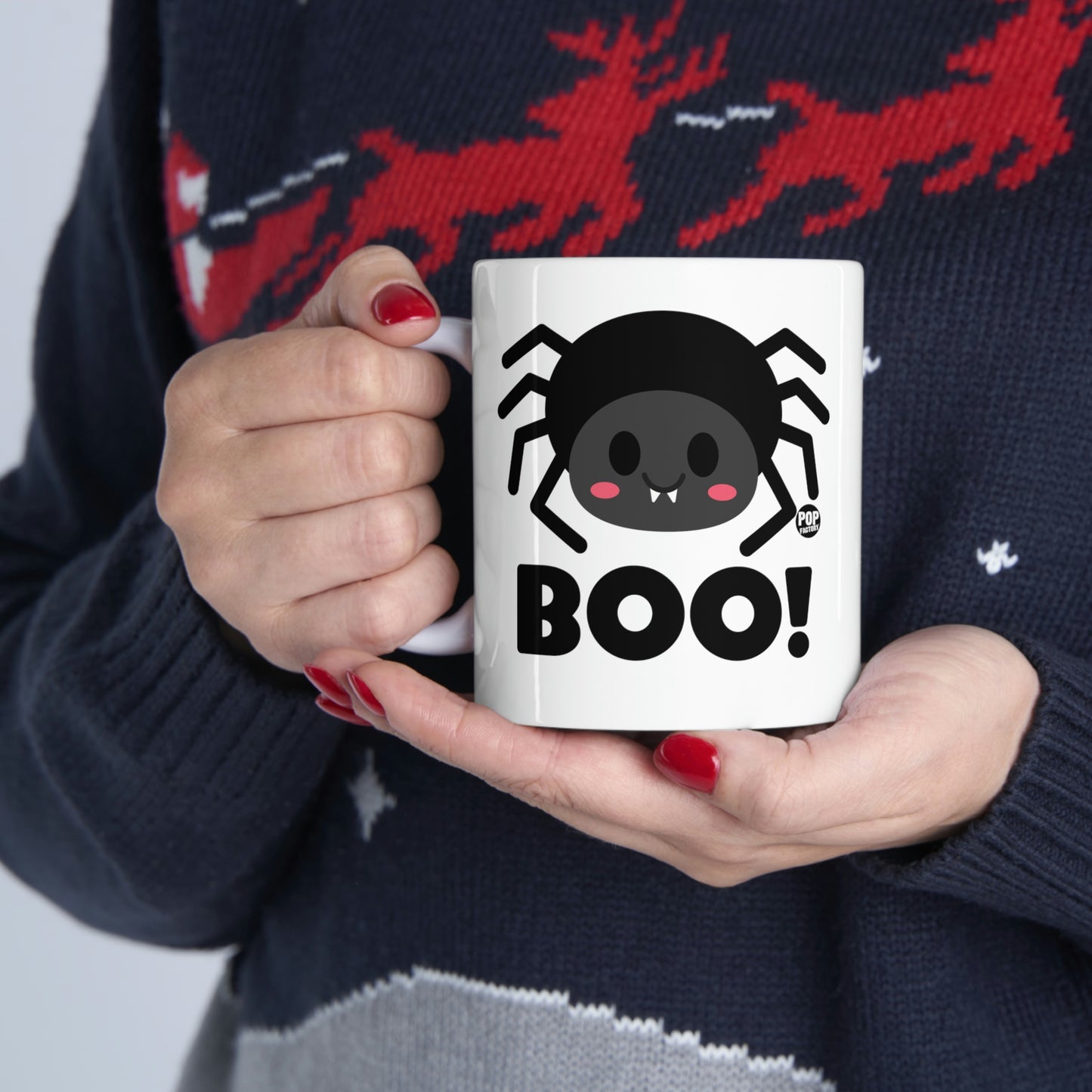 BOO SPIDER COFFEE MUG