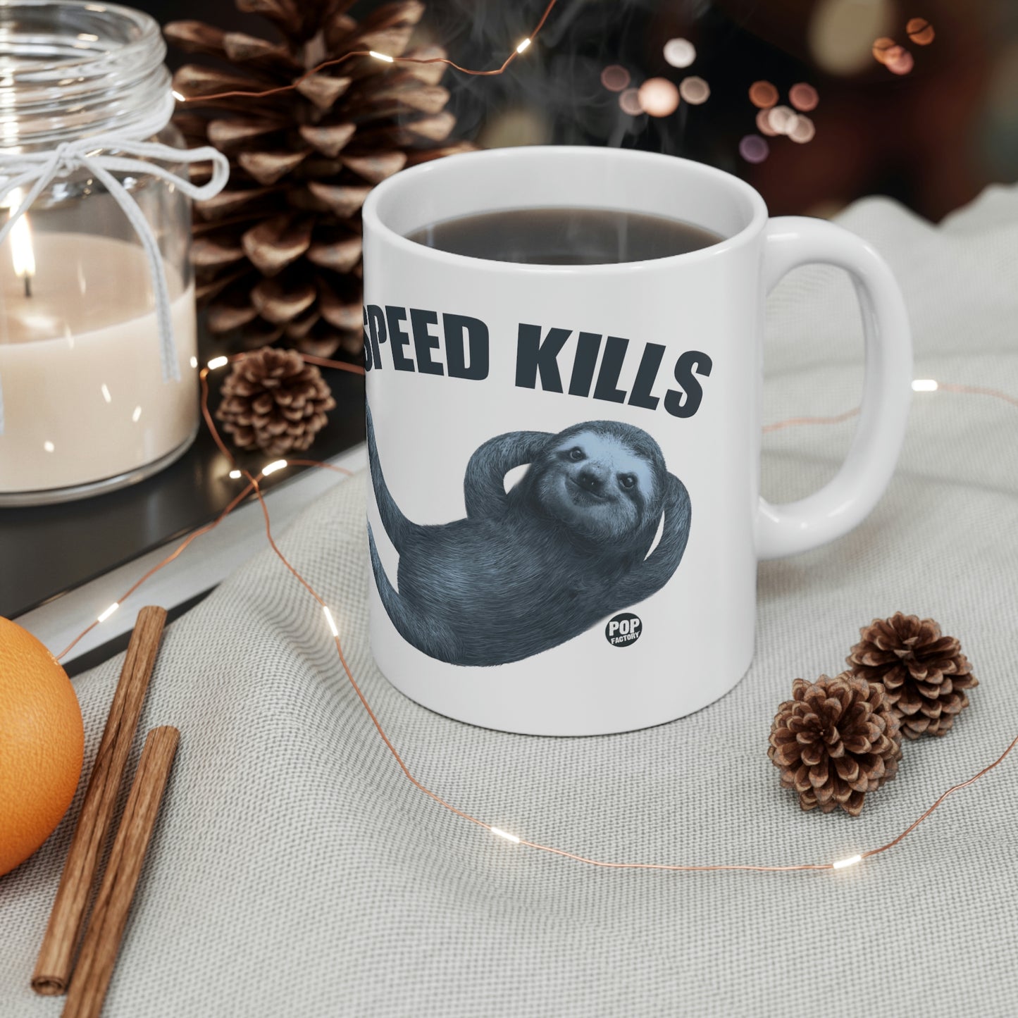 Speed Kills Sloth Mug