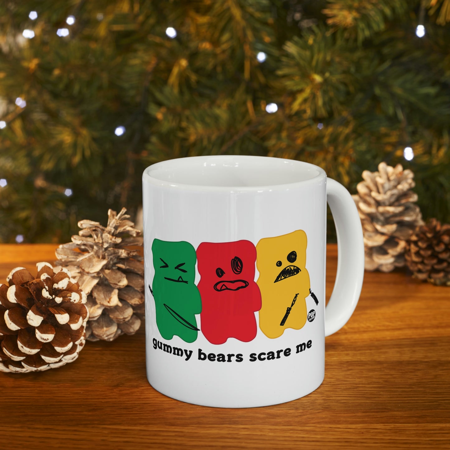 GUMMY BEARS SCARE ME COFFEE MUG