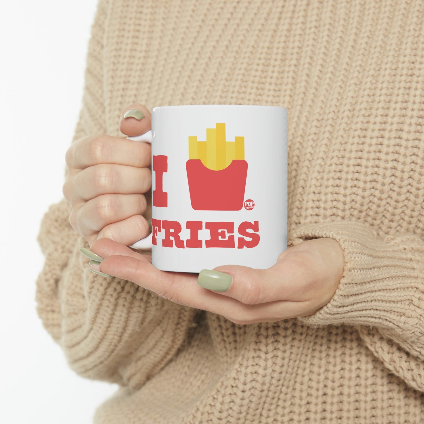 I LOVE FRIES COFFEE MUG