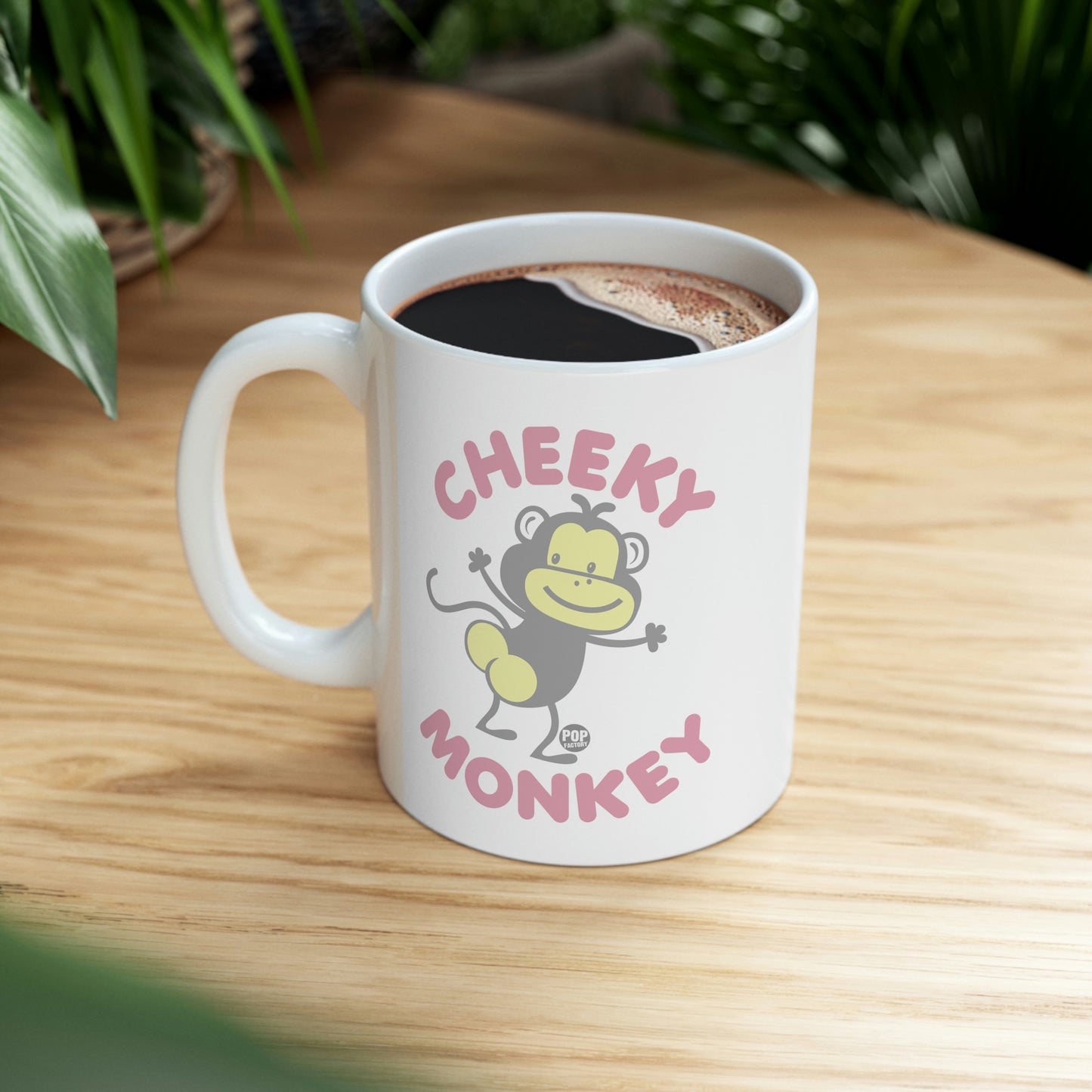 CHEEKY MONKEY BUTT COFFEE MUG