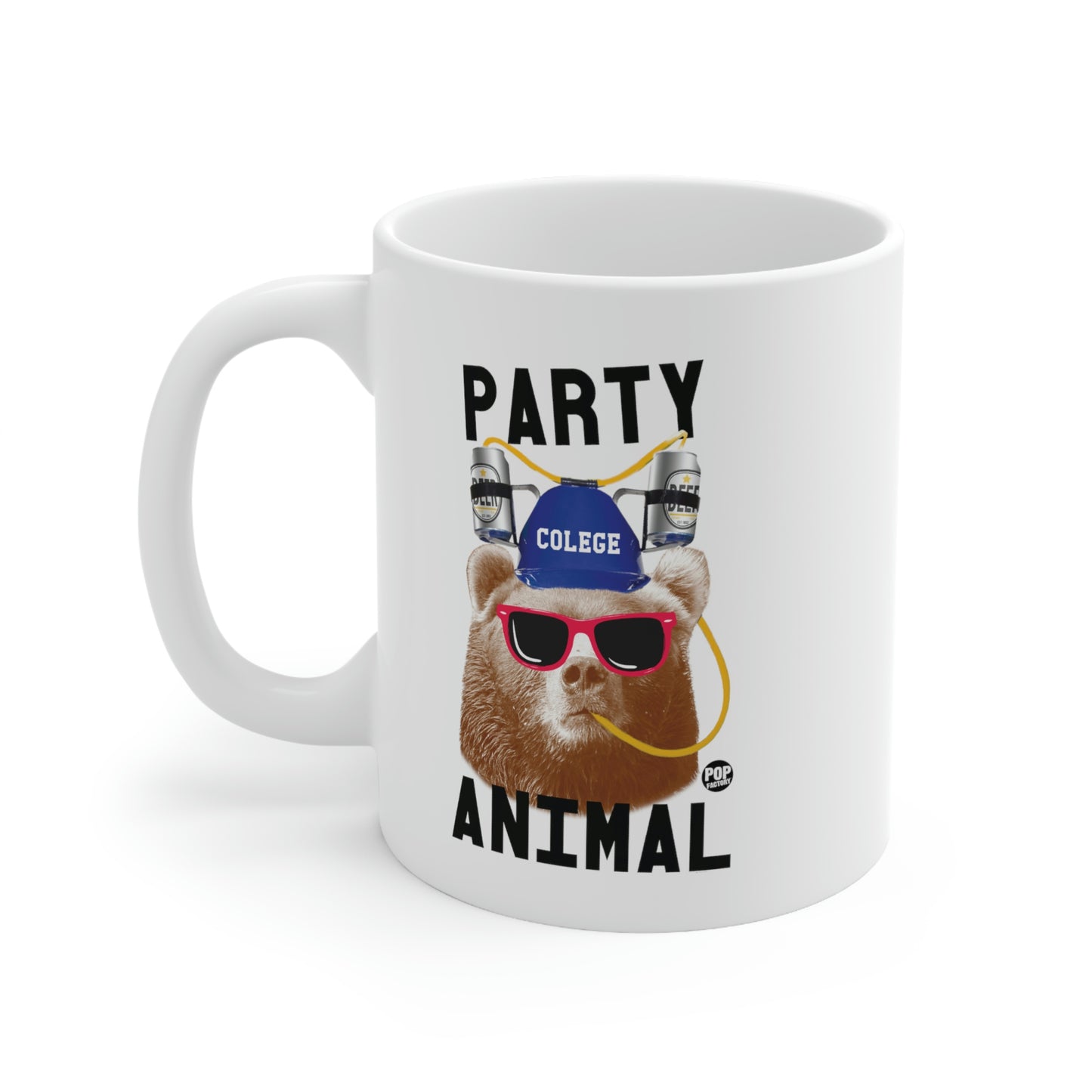 PARTY ANIMAL BEAR  COFFEE MUG