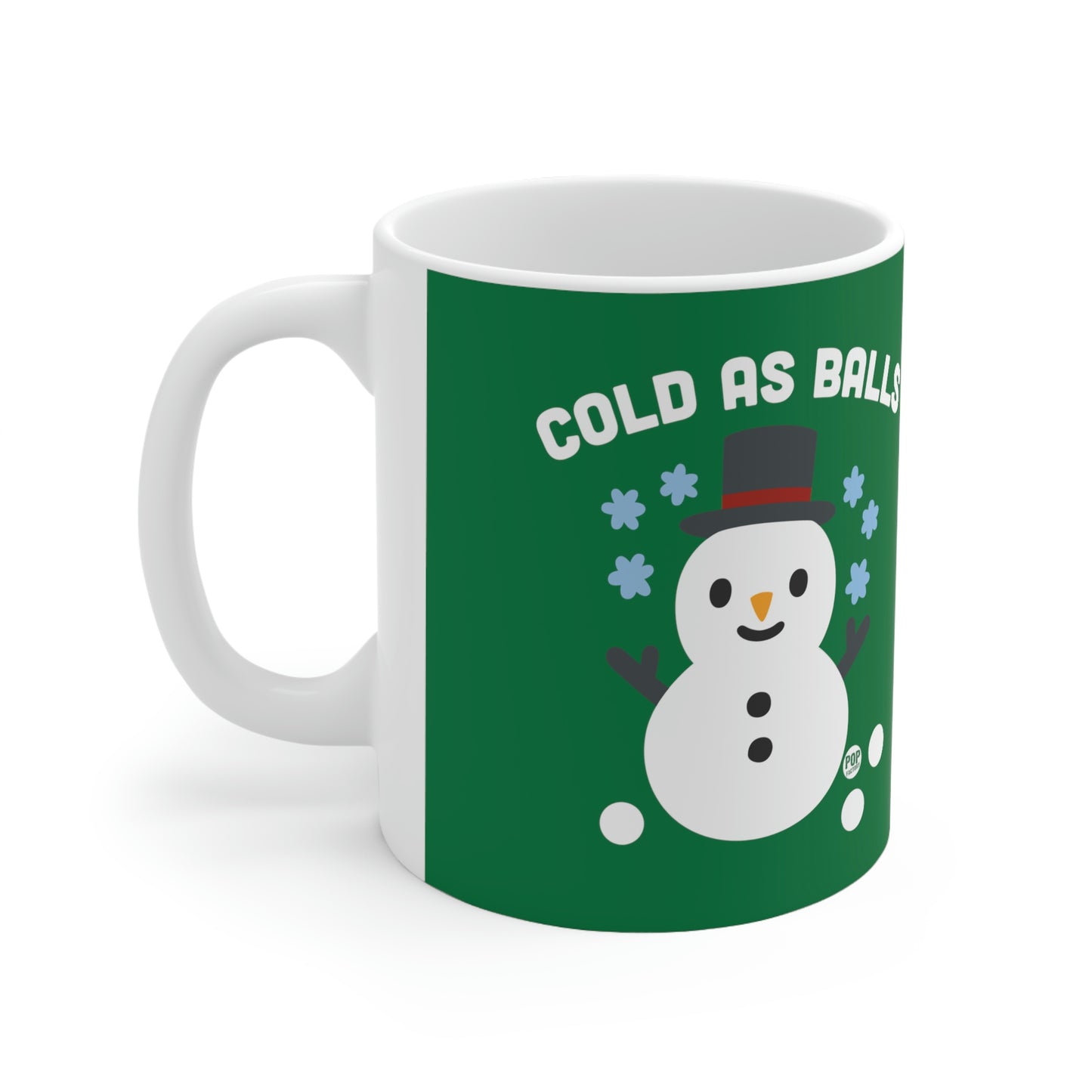 COLD AS BALLS SNOWMAN COFFEE MUG