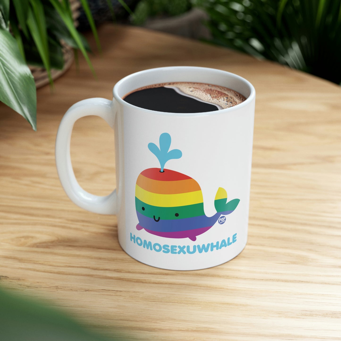 HOMOSEXUWHALE COFFEE MUG