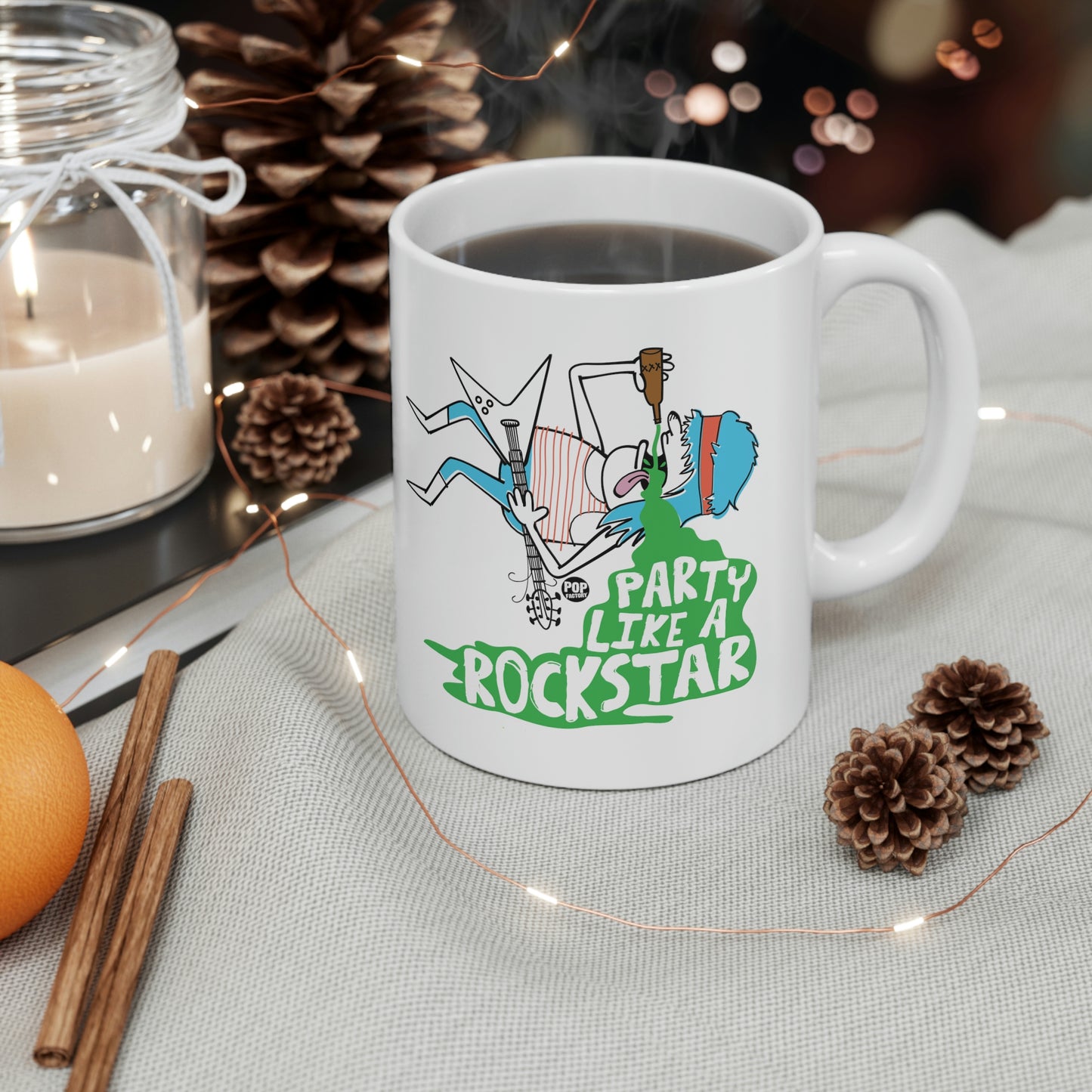 PARTY LIKE A ROCKSTAR COFFEE MUG