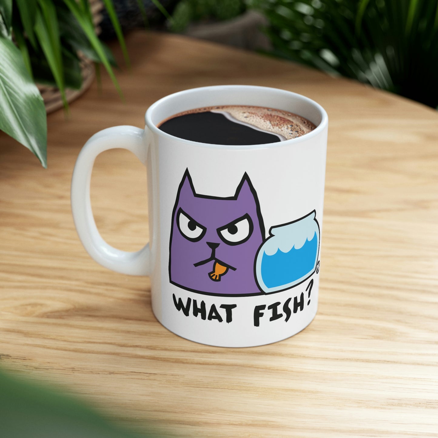 What Fish Cat Mug