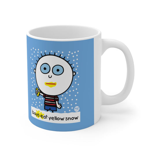 BOYS EAT YELLOW SNOW COFFEE MUG