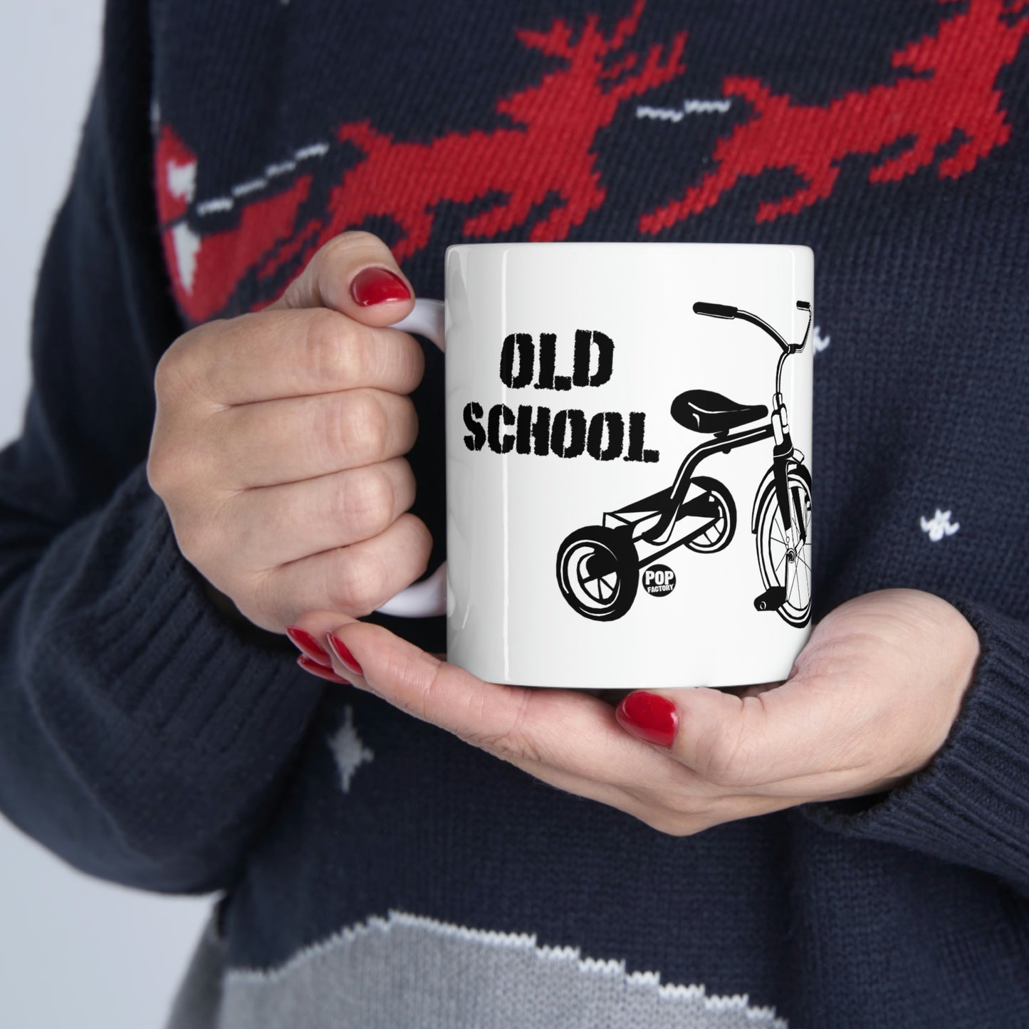 OLD SCHOOL BIKE COFFEE MUG