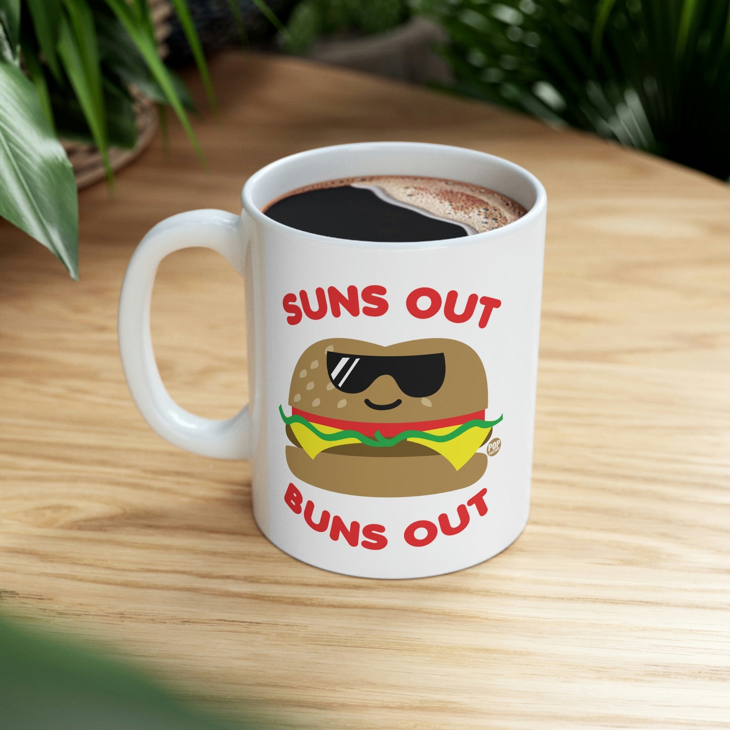 Suns Out Buns Out Burger Mug