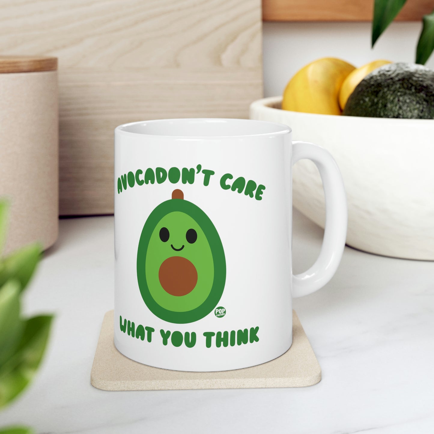 AVOCADON'T CARE WHAT YOU THINK COFFEEE MUG