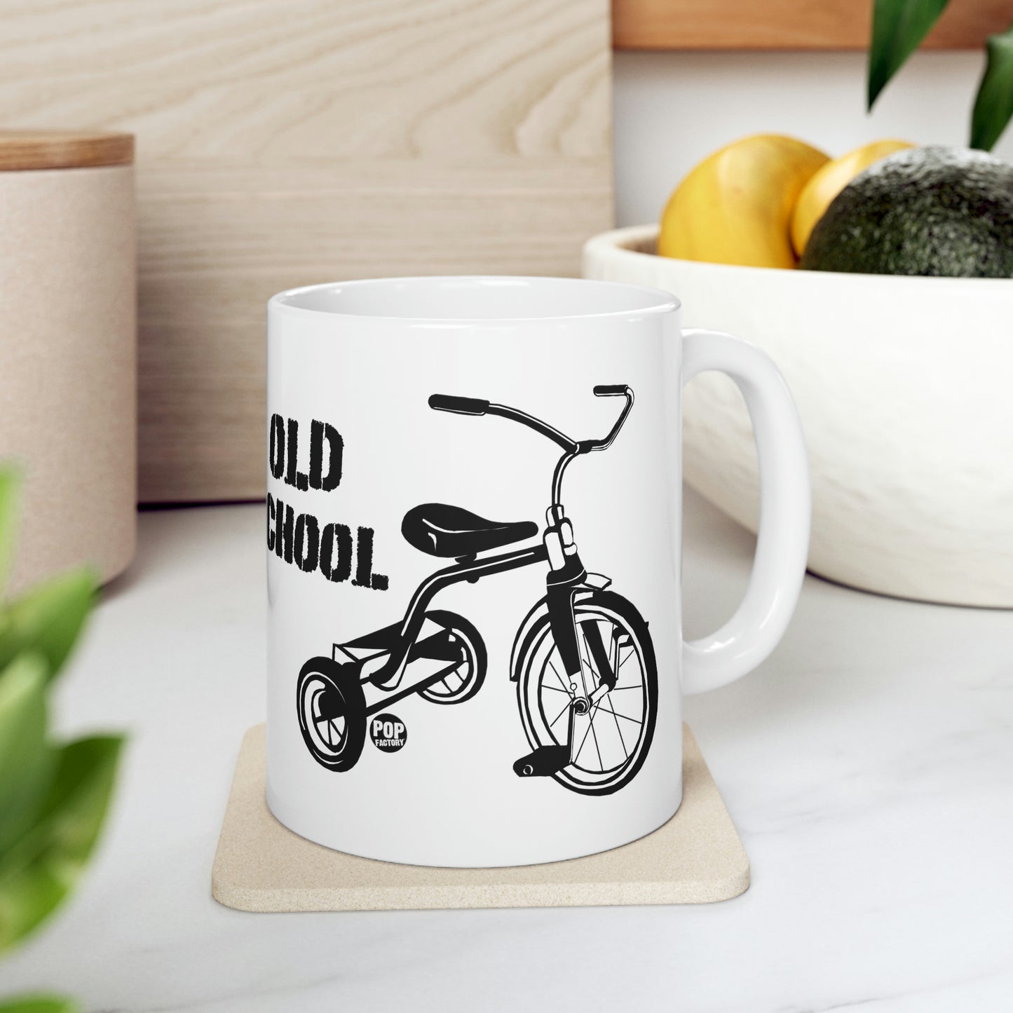OLD SCHOOL BIKE COFFEE MUG