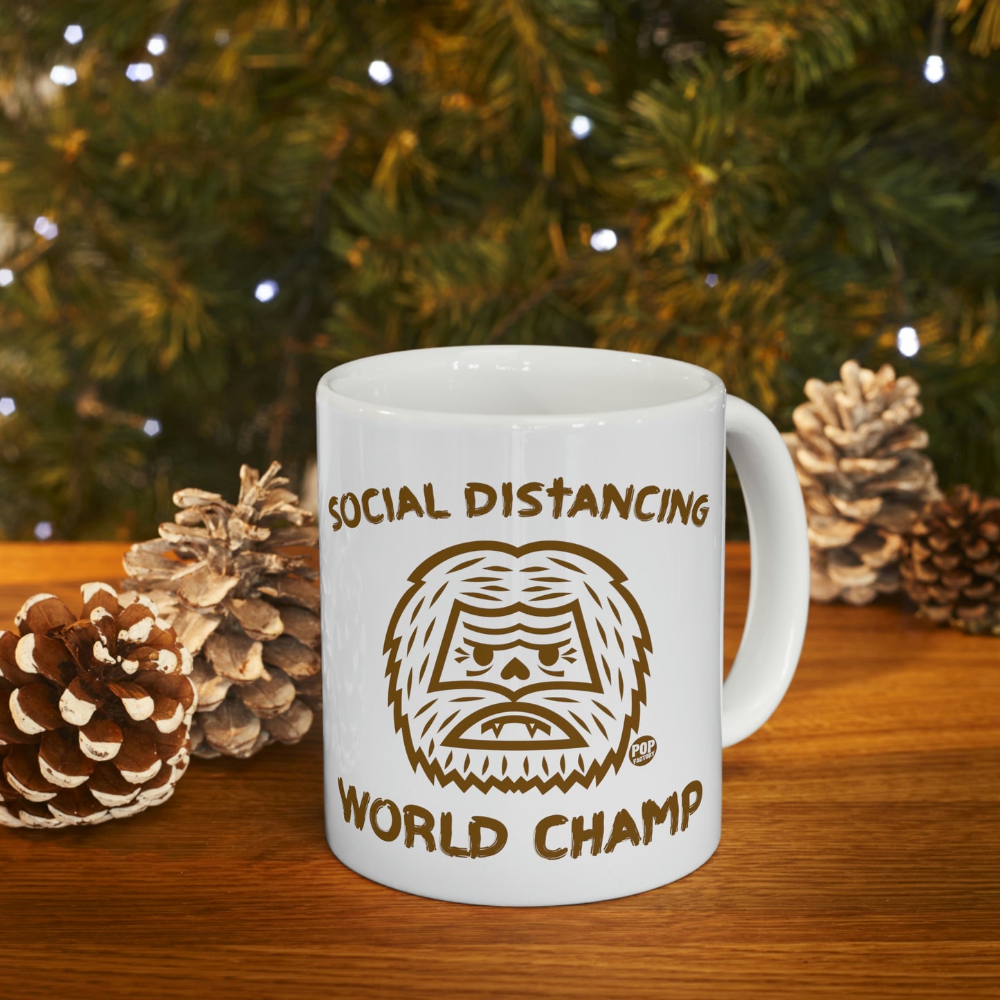 Social Distancing Champ Bigfoot Mug