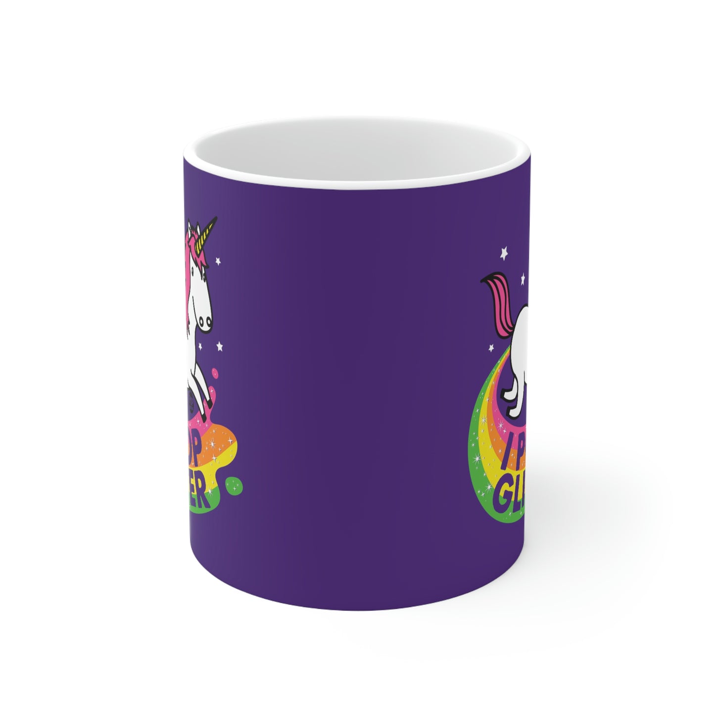 I Poop Glitter Unicorn Coffee Mug