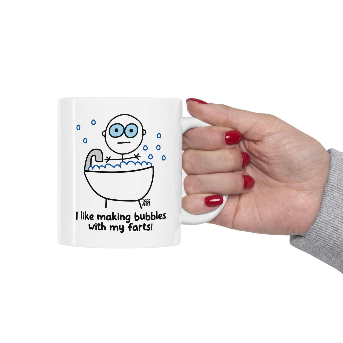 Stickboy Fart Bubbles Mug