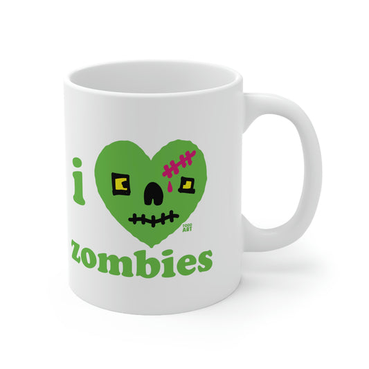 I LOVE ZOMBIES COFFEE MUG