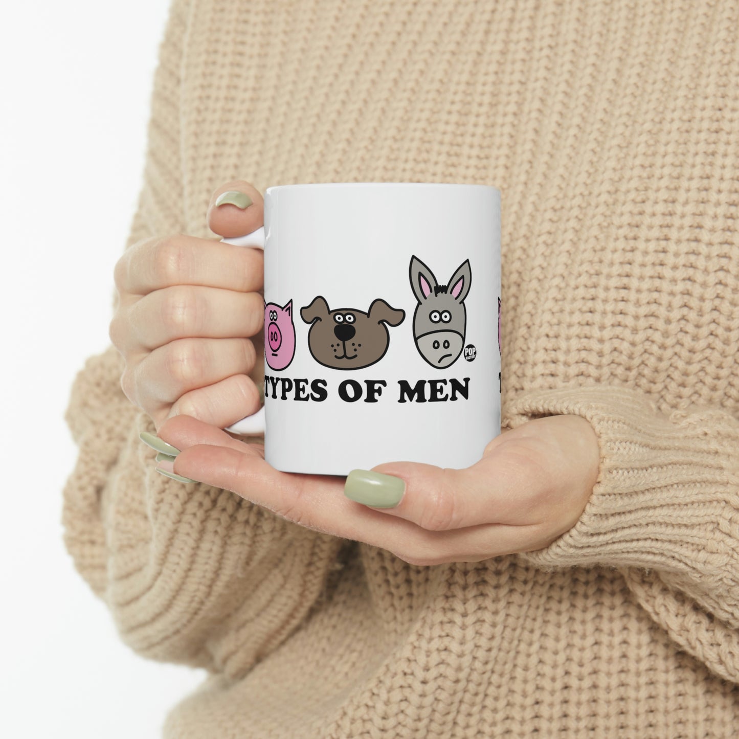 TYPES OF MEN PIG, DOG, ASS COFFEE MUG