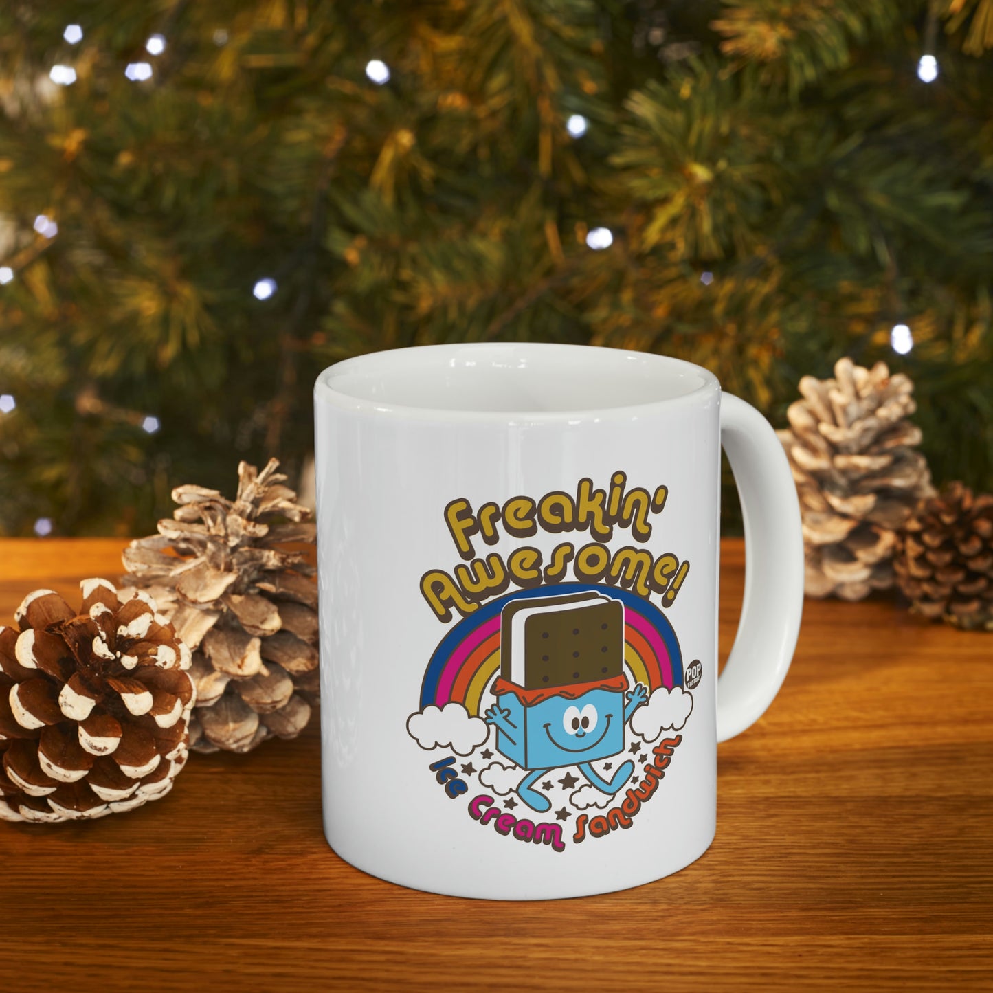 FUNSHINE-FREAKIN' AWESOME! ICE CREAM SANDWICH COFFEE MUG