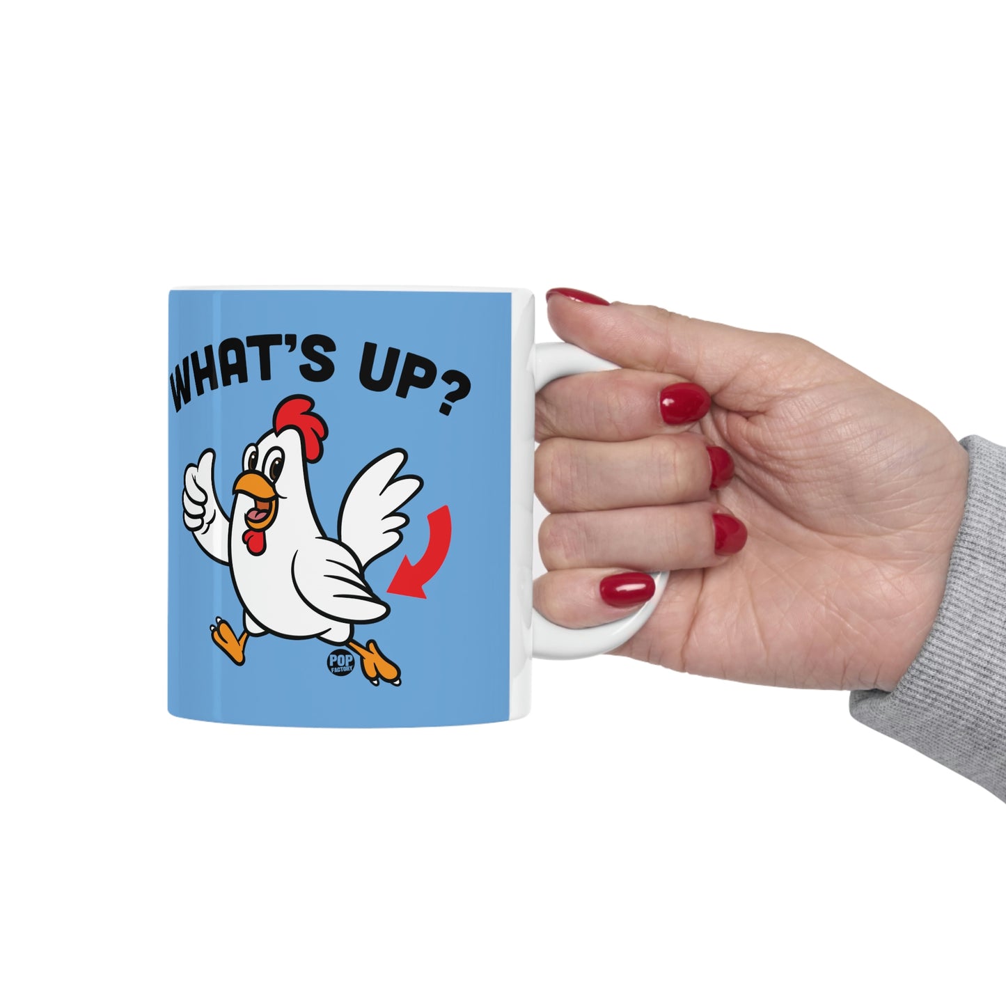 What's Up Chicken Butt Mug