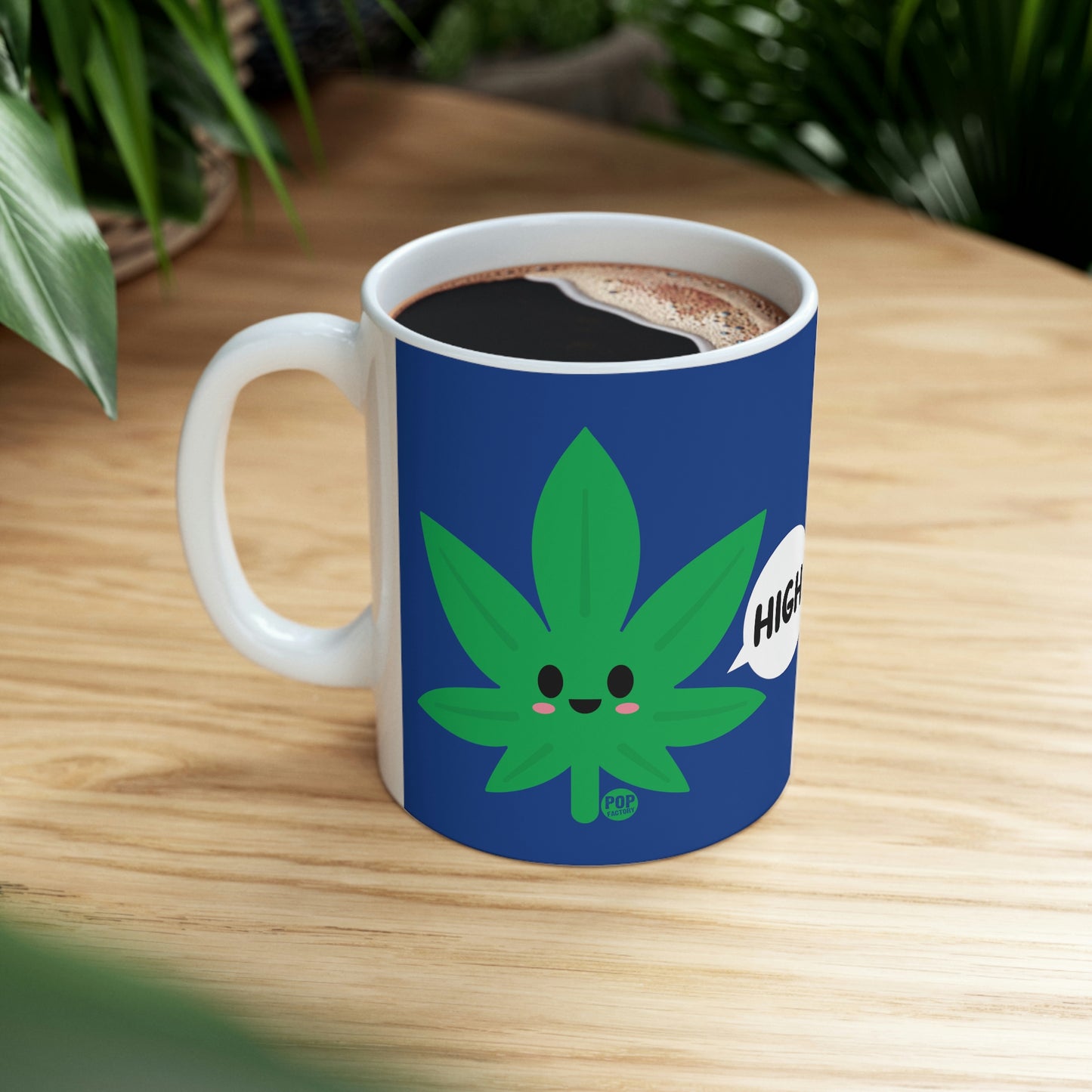 HIGH POT LEAF COFFEE MUG