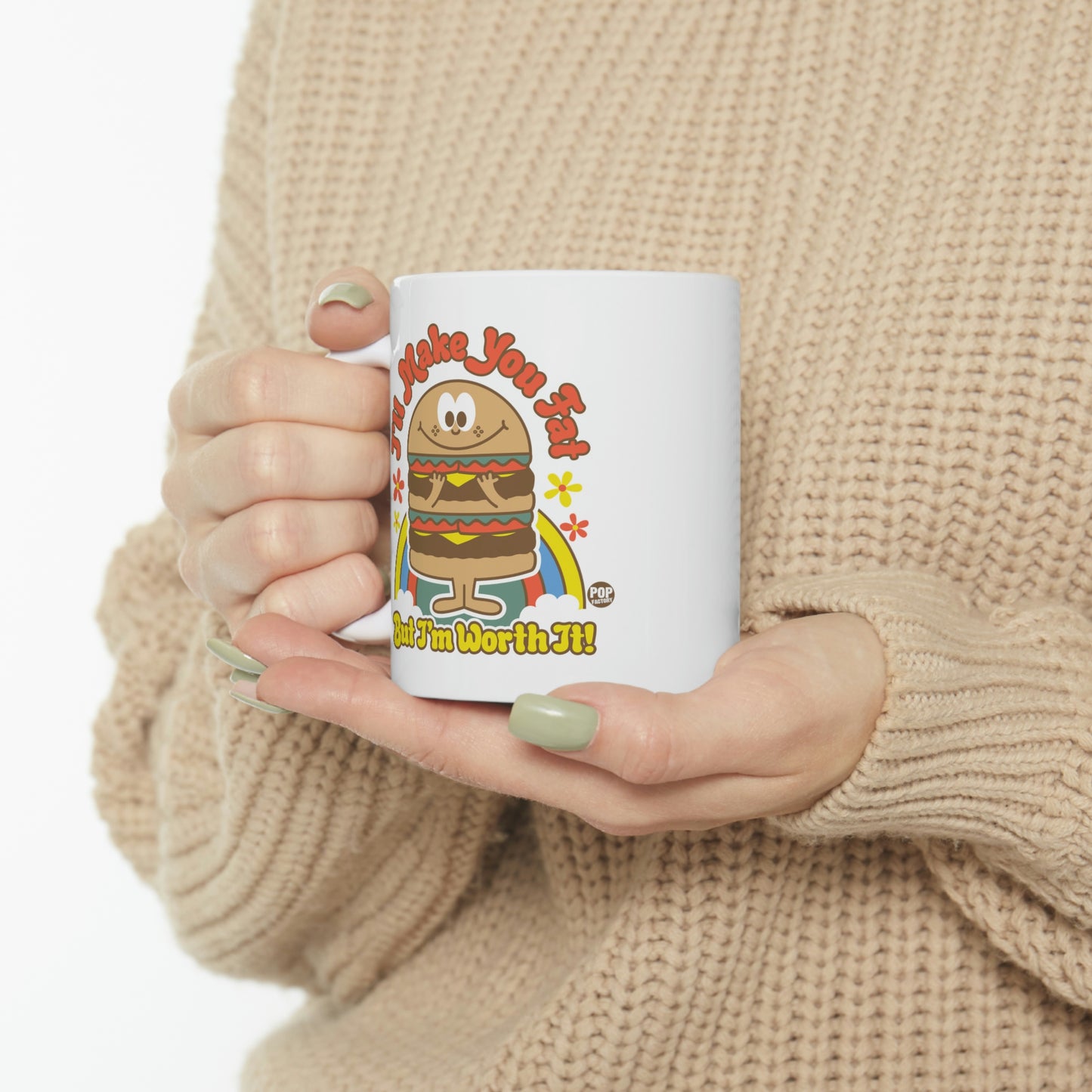 FUNSHINE-I'LL MAKE YOU FAT BURGER COFFEE MUG