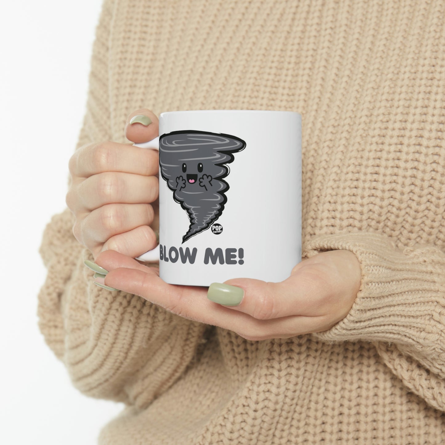 BLOW ME HURRICANE COFFEE MUG