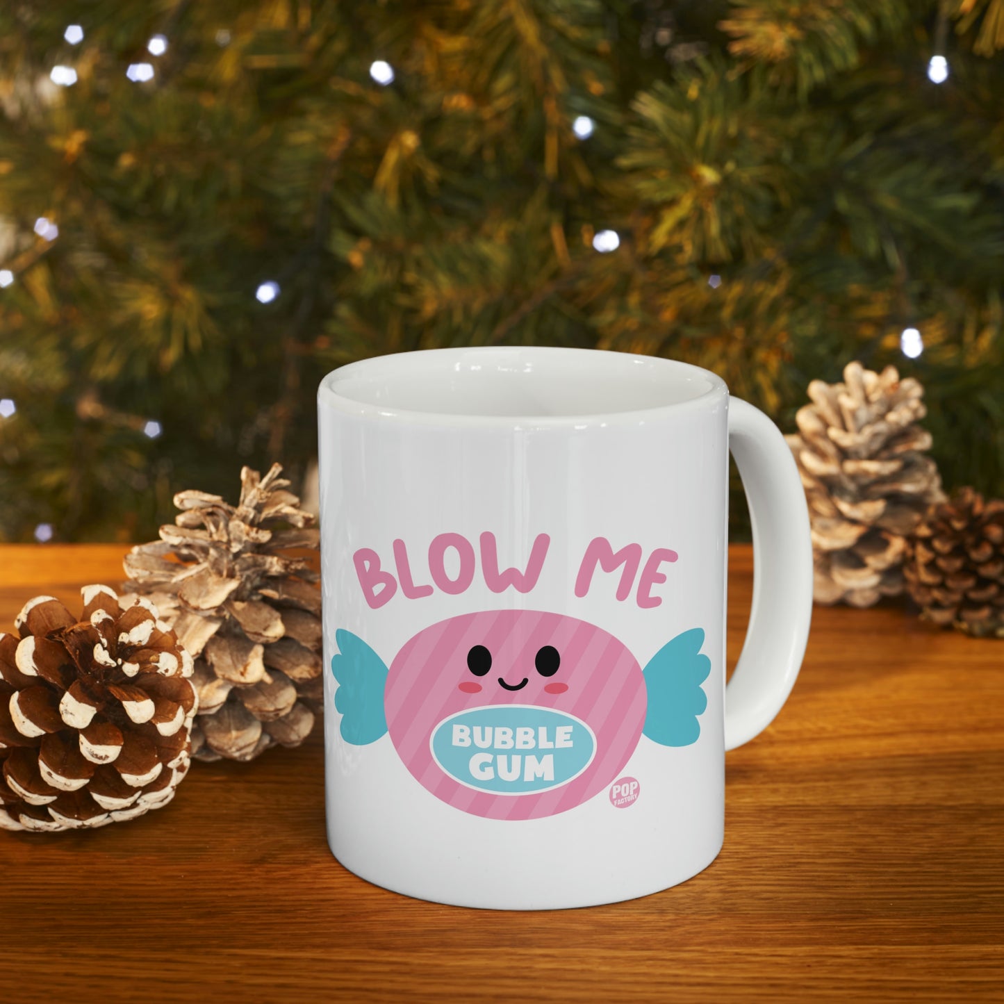 BLOW ME GUM COFFEE MUG