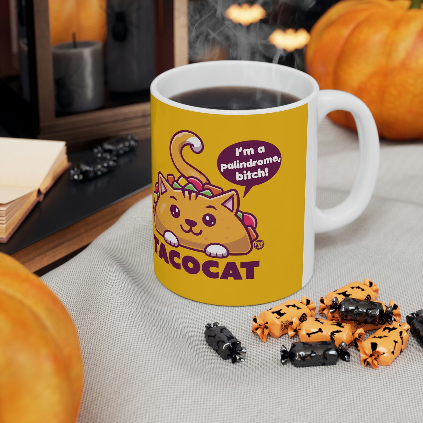 Tacocat Palindrome Mug