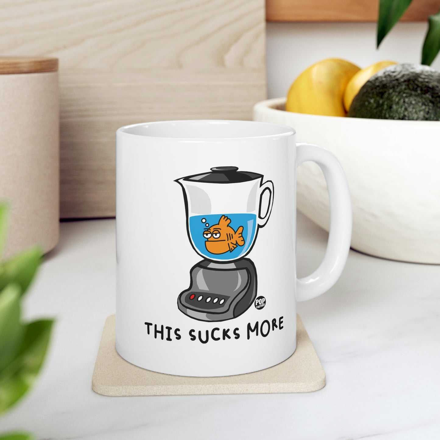 This Sucks More Goldfish Mug